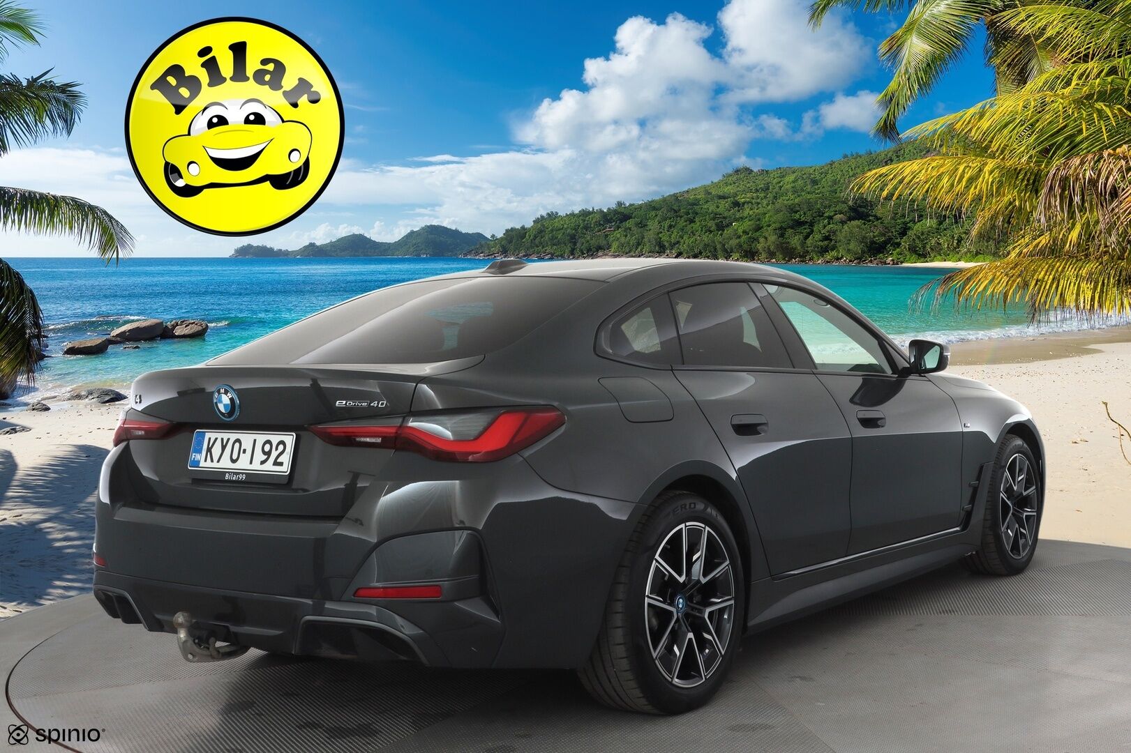 BMW I4 2024 eDrive40 Fully Charged M-Sport - | ACC | Lisälämmitin | Koukku | H/K | Widescreen | HUD | Laser Light LED | 360-Kamera | Ratinlämmitys | Merkkihuollettu | Kahdet Renkaat |