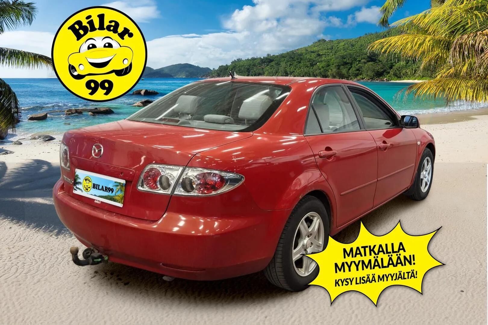 Mazda Mazda6 2005 4D MAZDA6 SEDAN 1.8-GG1282/268 - YritysOutlet - Myydään vain yrityksille - | Suomi-auto | Koukku | Vakkari | Kahdet renkaat vanteilla | – Tämä auto myydään YritysOutlet -valikoimasta vain yritykselle