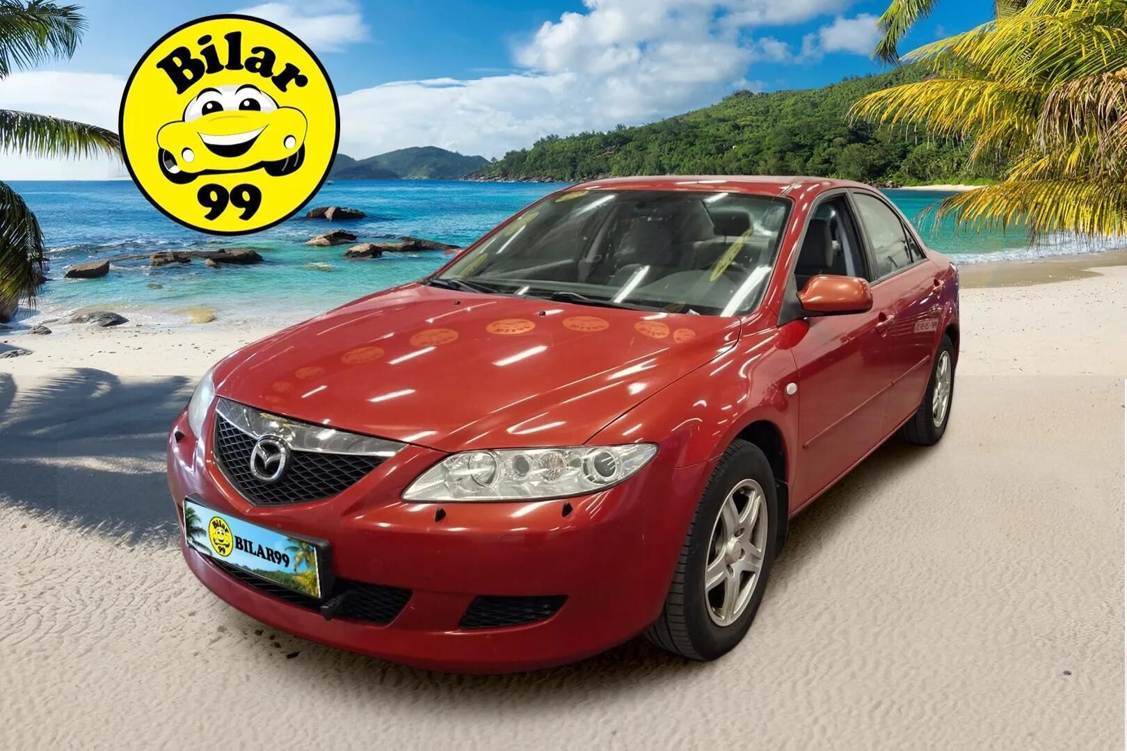 Mazda Mazda6 2005 4D MAZDA6 SEDAN 1.8-GG1282/268 - YritysOutlet - Myydään vain yrityksille - | Suomi-auto | Koukku | Vakkari | Kahdet renkaat vanteilla | – Tämä auto myydään YritysOutlet -valikoimasta vain yritykselle