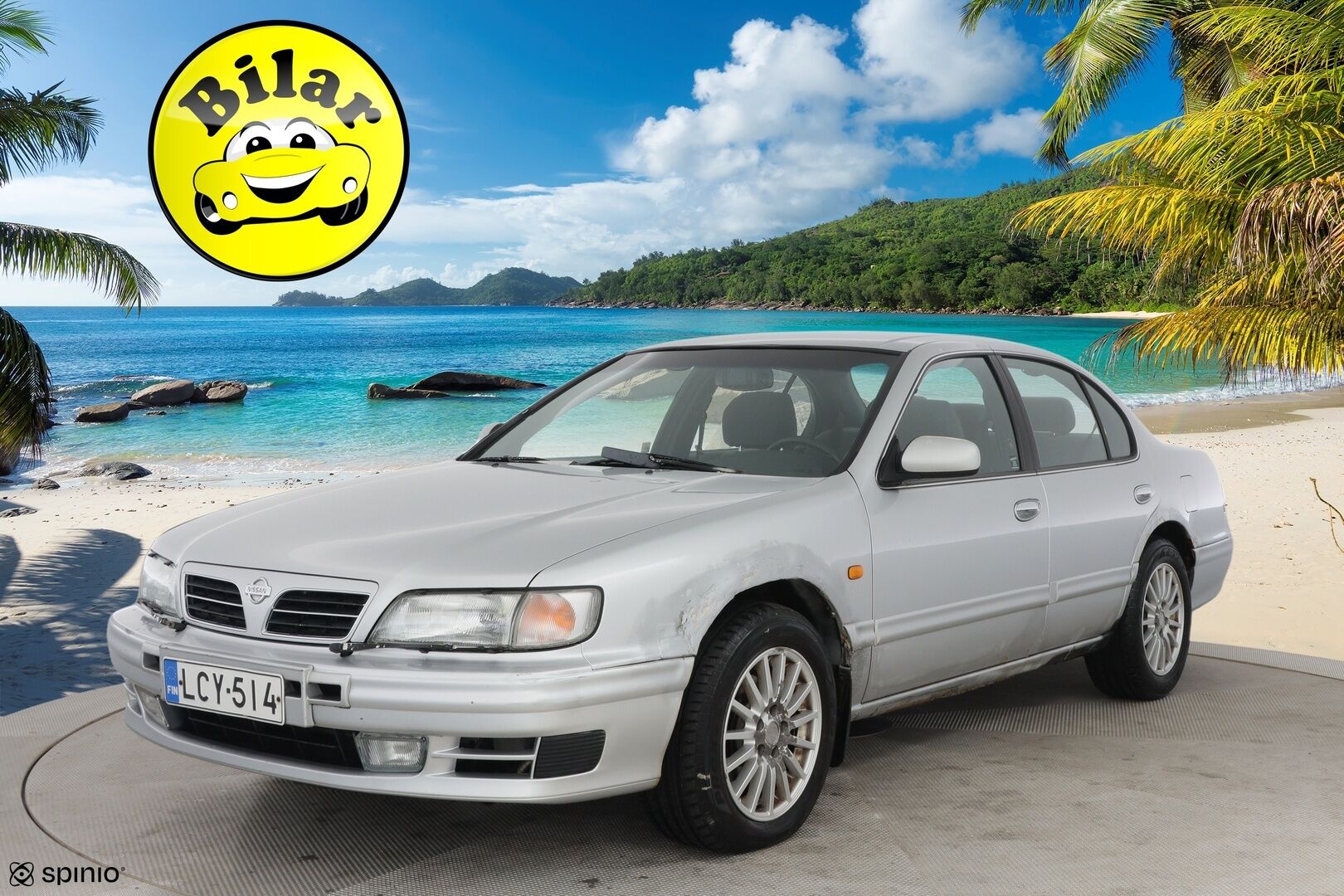 Nissan Maxima 1999 4D MAXIMA QX-V6 2.0-CAUA32/270 - Yritys outlet - Myydään vain yrityksille | Kahdet renkaat 