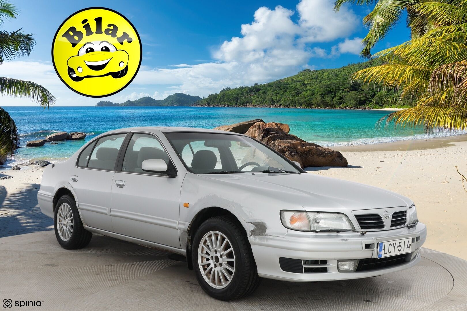 Nissan Maxima 1999 4D MAXIMA QX-V6 2.0-CAUA32/270 - Yritys outlet - Myydään vain yrityksille | Kahdet renkaat 