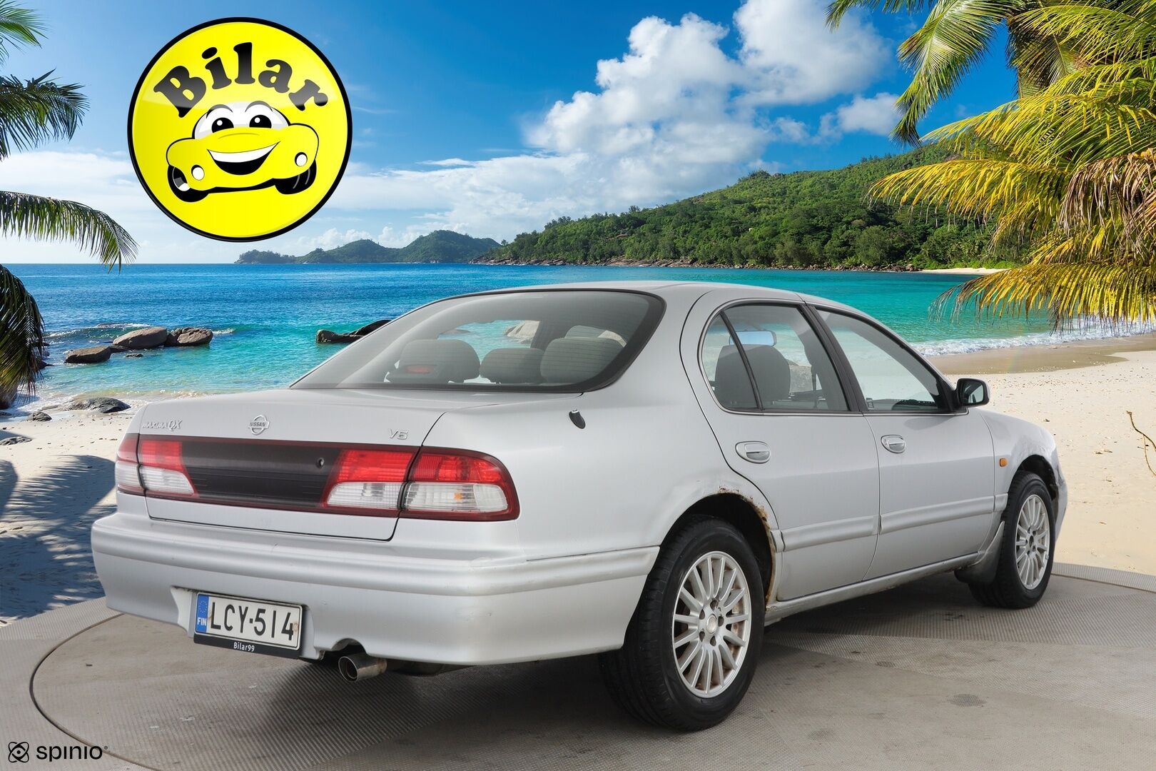 Nissan Maxima 1999 4D MAXIMA QX-V6 2.0-CAUA32/270 - Yritys outlet - Myydään vain yrityksille | Kahdet renkaat 
