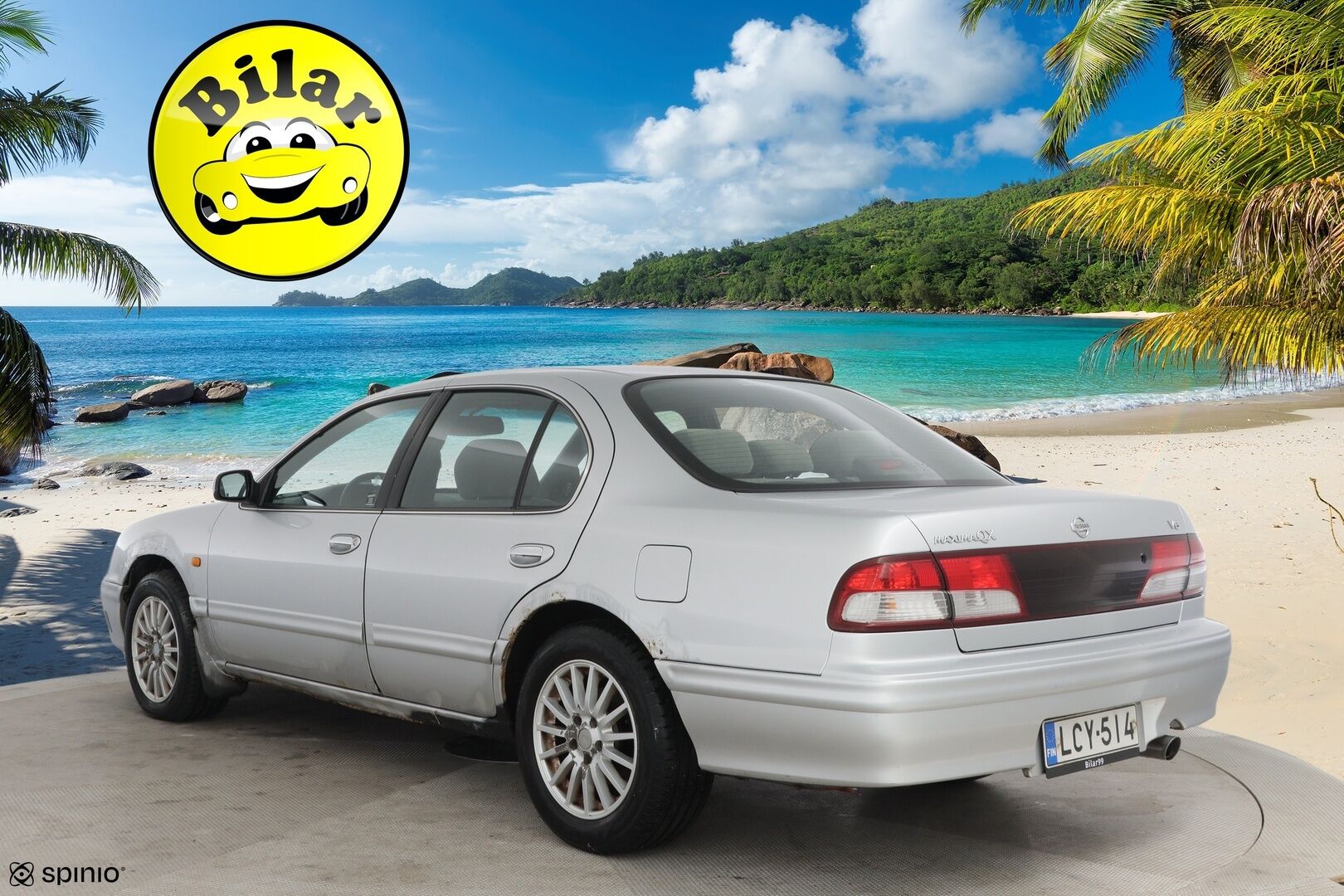Nissan Maxima 1999 4D MAXIMA QX-V6 2.0-CAUA32/270 - Yritys outlet - Myydään vain yrityksille | Kahdet renkaat 