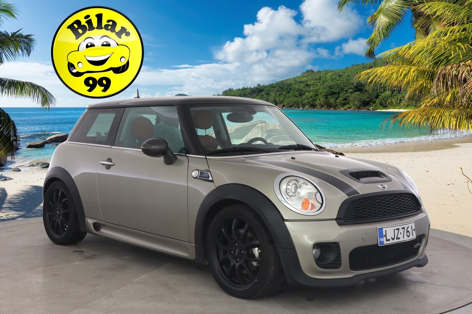 MINI Cooper S 2008 A R56 Hatchback ** Cooper Works / Lohko / Läm. Lasi / Kattoluukku / Punainen nahka - ** Myydään huutokaupat.com **
