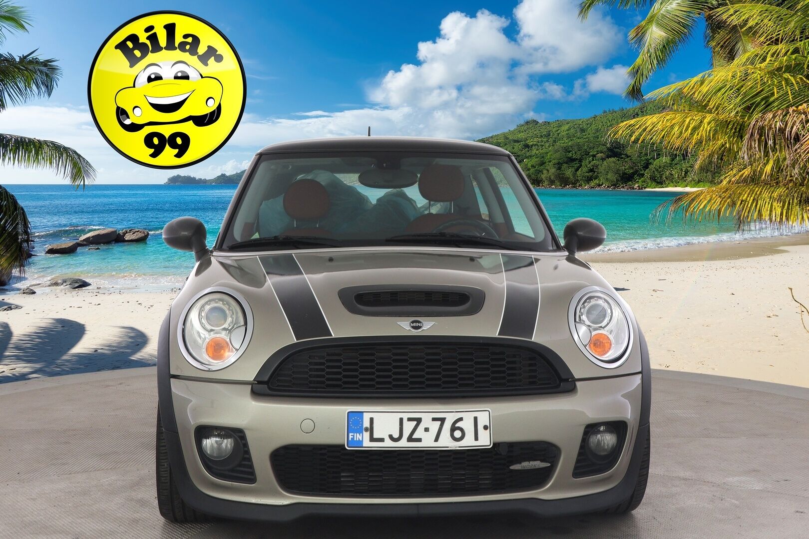 MINI Cooper S 2008 A R56 Hatchback ** Cooper Works / Lohko / Läm. Lasi / Kattoluukku / Punainen nahka - ** Myydään huutokaupat.com **