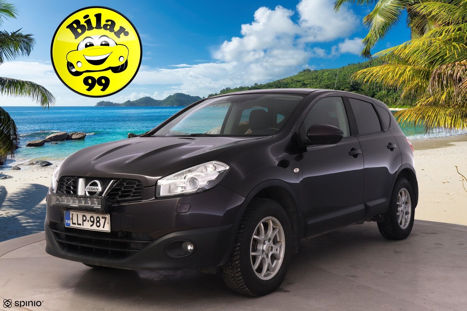 Nissan Qashqai 2013 1,6L Acenta 2WD *Vakkari / Lohko.S.Pistoke / Tutkat / Suomi-auto* - Juuri leimattu / Lähes uudet nastat / Kahdet oem alut / Upean värinen! 