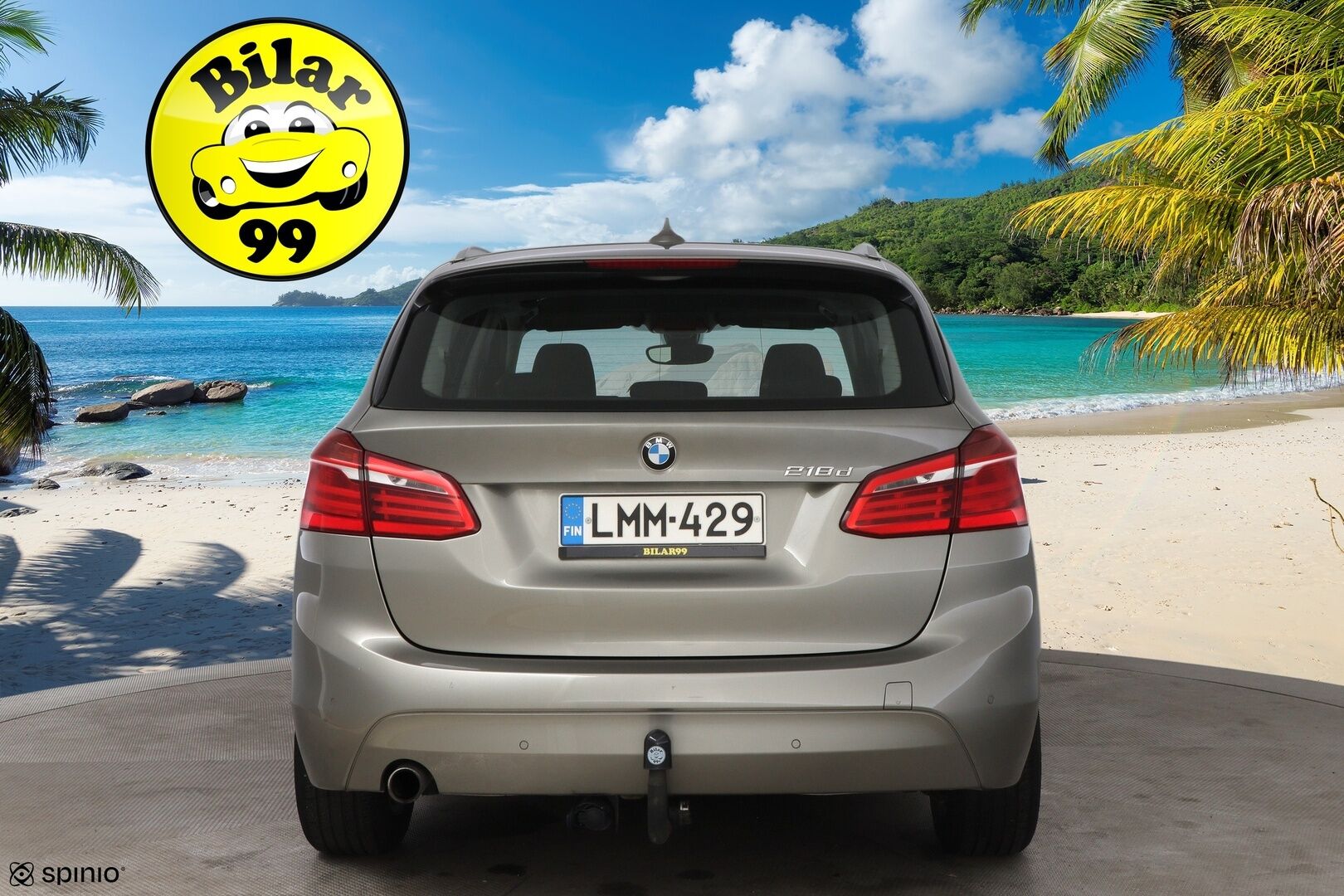 BMW 218 2016 F45 Active Tourer 218d A Business * Suomiauto / Vetokoukku / Navi / Lohko & Sisäpistoke / Ratinlämmitys! - 2x Renkaat aluvantein / Juuri tullut Tampereelle!