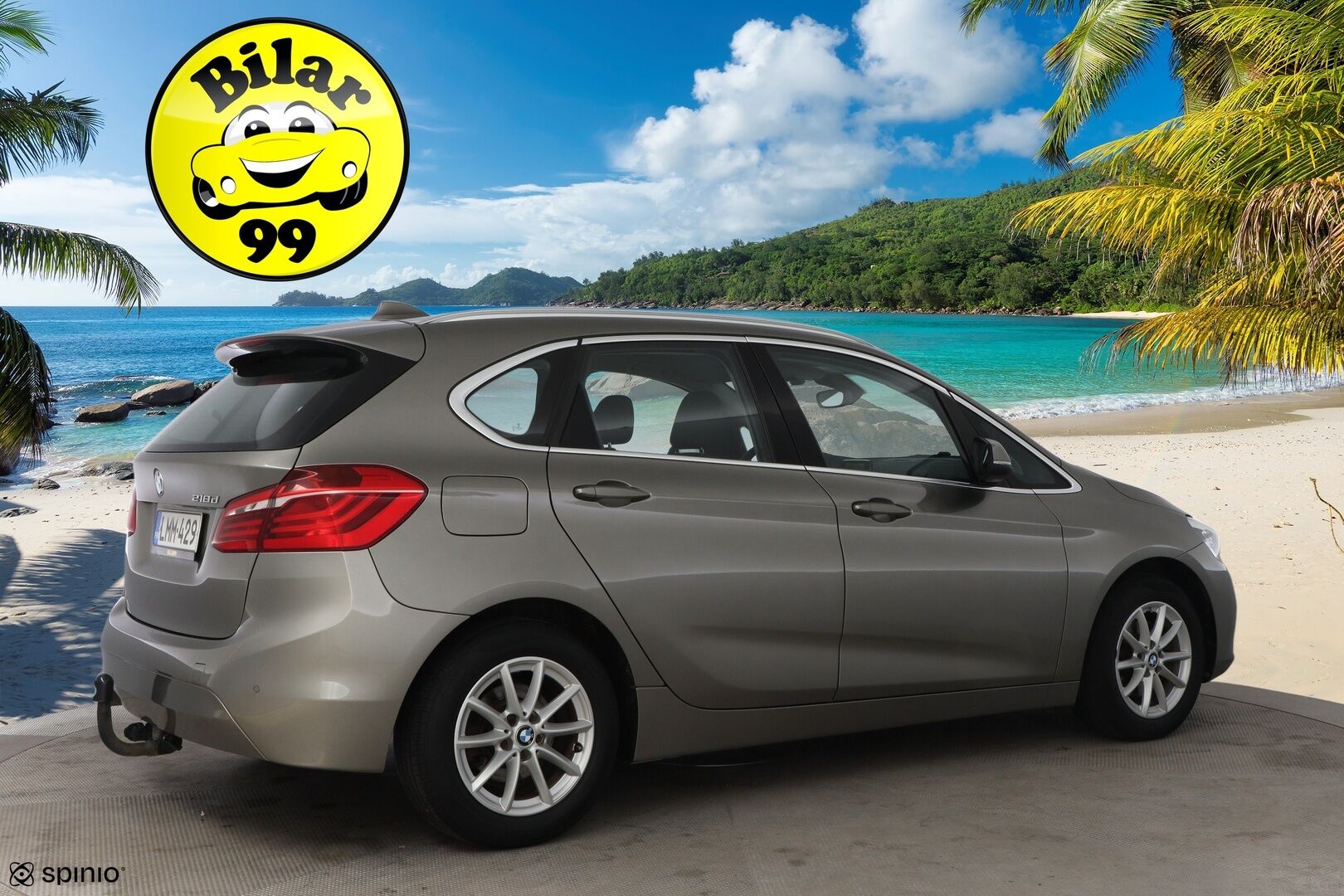 BMW 218 2016 F45 Active Tourer 218d A Business * Suomiauto / Vetokoukku / Navi / Lohko & Sisäpistoke / Ratinlämmitys! - 2x Renkaat aluvantein / Juuri tullut Tampereelle!