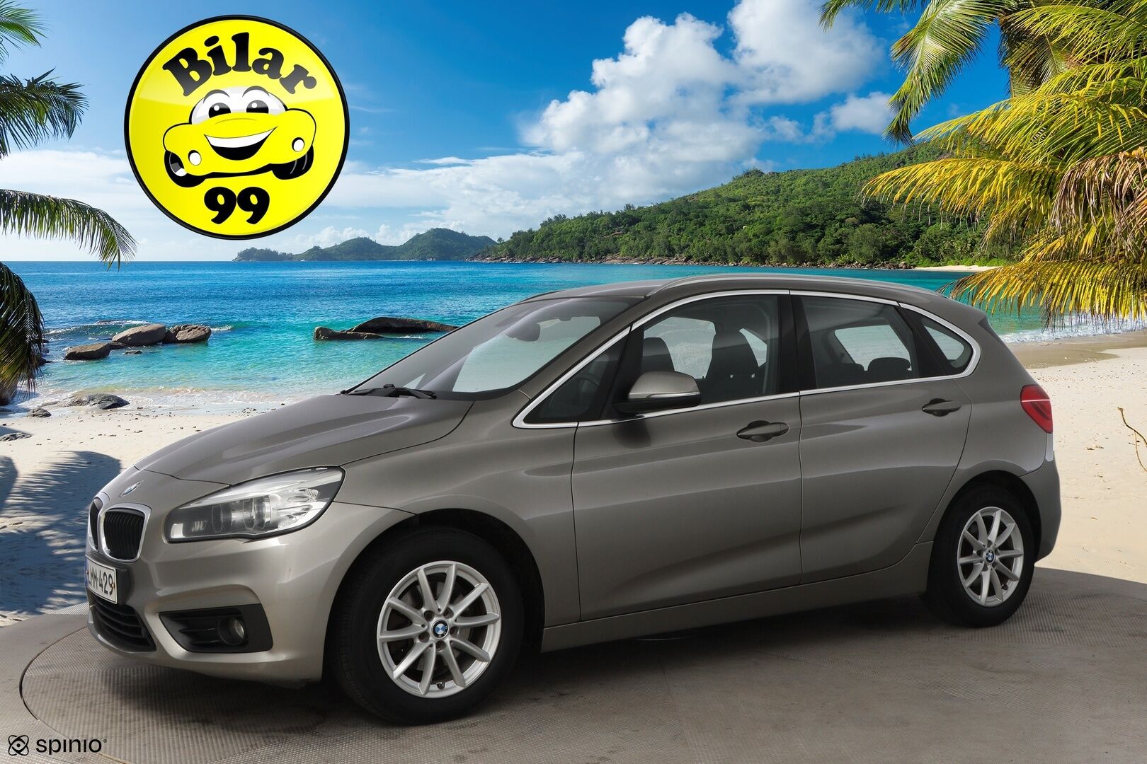 BMW 218 2016 F45 Active Tourer 218d A Business * Suomiauto / Vetokoukku / Navi / Lohko & Sisäpistoke / Ratinlämmitys! - 2x Renkaat aluvantein / Juuri tullut Tampereelle!