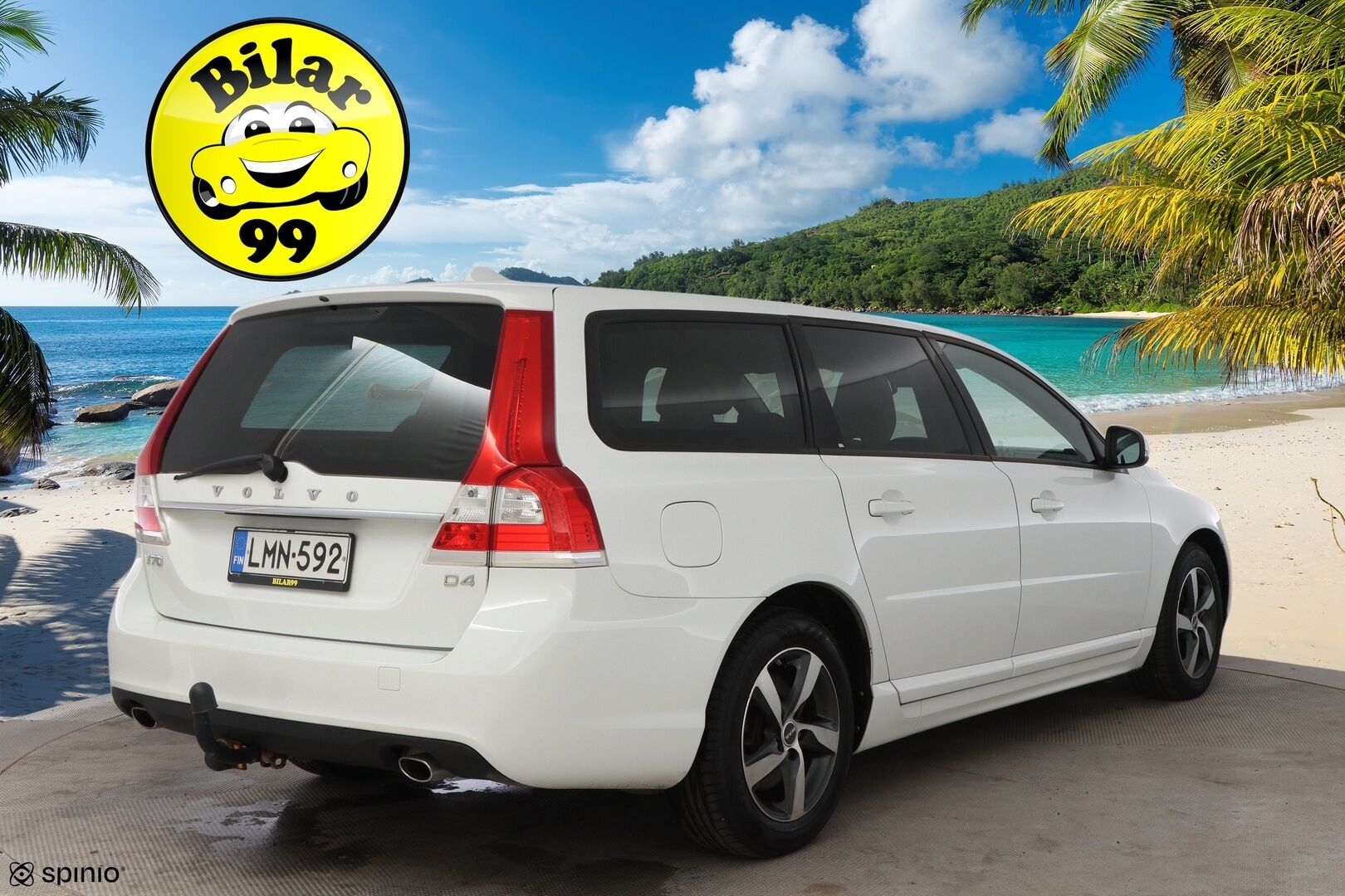 Volvo V70 2015 D4 Kinetic aut - Suomiauto / Webasto / Vaaleat Nahkapenkit / Vetokoukku / Vakkari / Sähköluukku / Jakopää tehty!