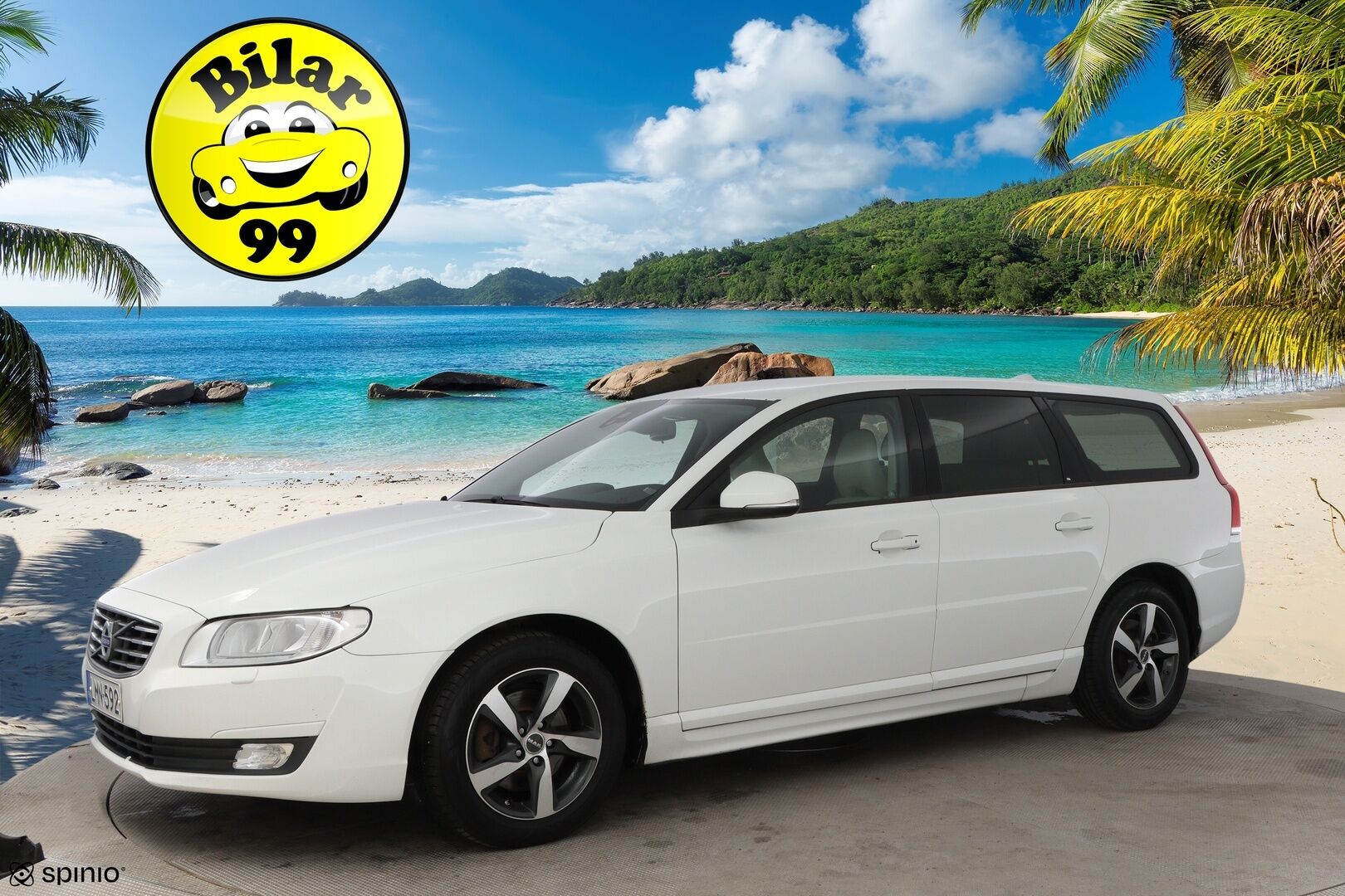 Volvo V70 2015 D4 Kinetic aut - Suomiauto / Webasto / Vaaleat Nahkapenkit / Vetokoukku / Vakkari / Sähköluukku / Jakopää tehty!