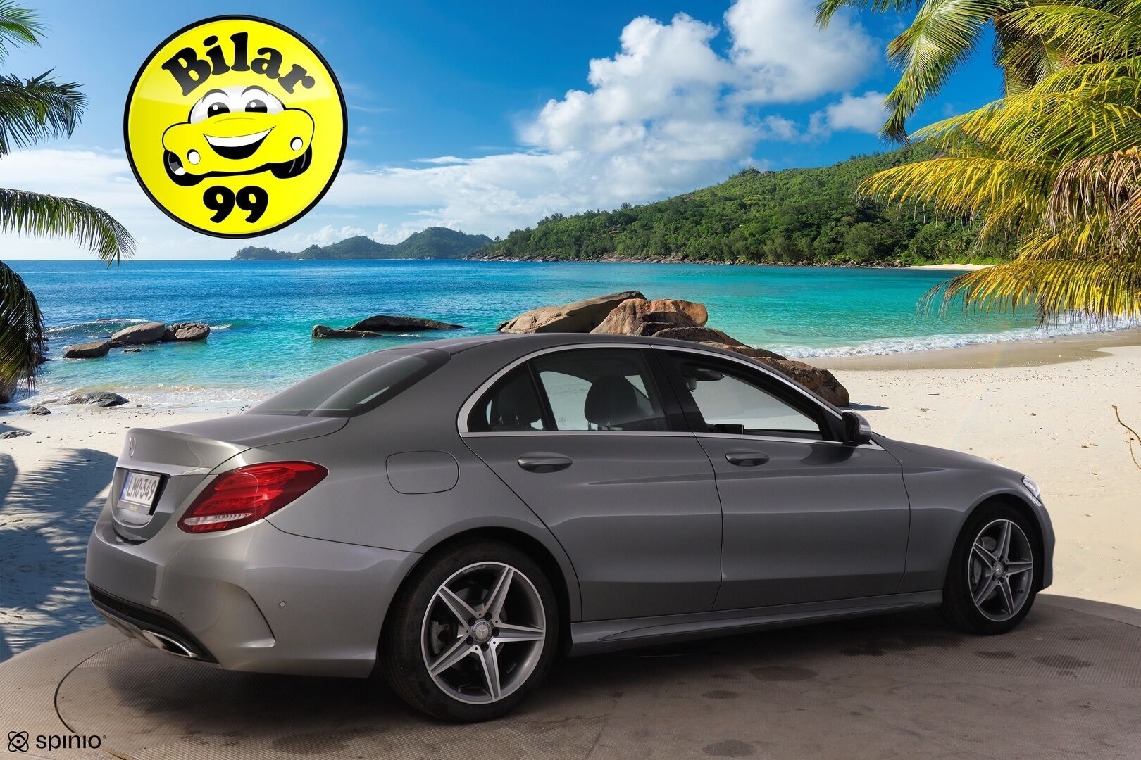 Mercedes-Benz C 2015 200 A Premium Business*AMG Ulkopaketti / Burmester /  P. tutkat / Puolinahat / Navi* - Rehellinen bensa mersu luotettavalla 2 Litran moottorilla / Juuri katsastettu!