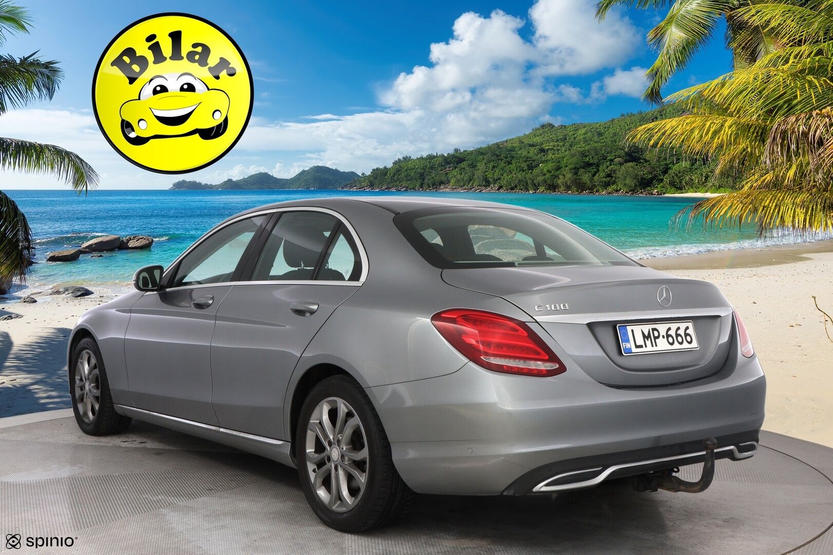 Mercedes-Benz C 2015 180 A Premium Business - Suomiauto | Vetokoukku | Adapt.LED | Lohkolämmitin | Törmäysvaroitus | Metalliväri | Keyless | Juuri tullut Tampereelle!