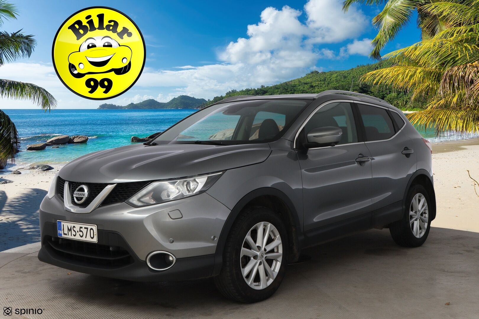 Nissan Qashqai 2015 dCi 130 Business 360 4WD 6M/T E6 Leather * Suomiauto / Vetokoukku / Nahkasisusta / 360-Kamera / BLIS / Huippuvarusteet! - Lohko & Sisäpistoke / Juuri tullut Tampereelle! - HULLUT BLACKWEEK JATKOT - KORKOTARJOUS 2,49%