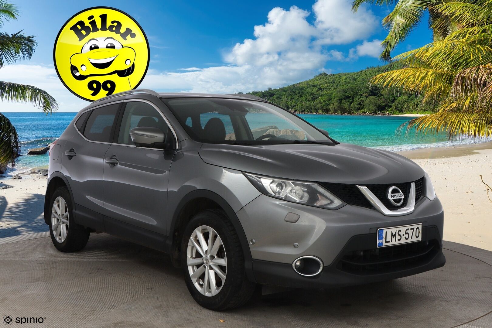 Nissan Qashqai 2015 dCi 130 Business 360 4WD 6M/T E6 Leather * Suomiauto / Vetokoukku / Nahkasisusta / 360-Kamera / BLIS / Huippuvarusteet! - Lohko & Sisäpistoke / Juuri tullut Tampereelle!