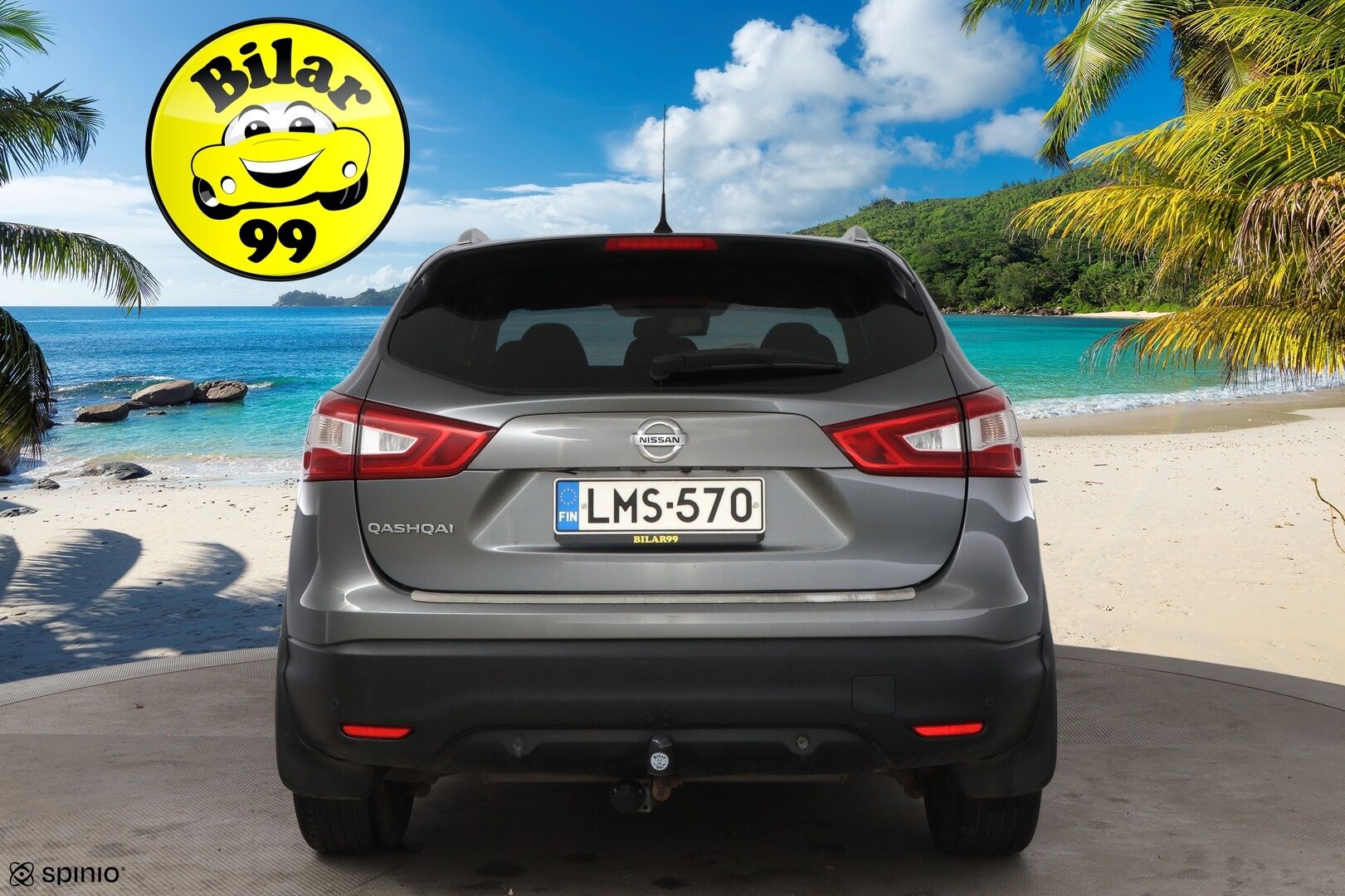 Nissan Qashqai 2015 dCi 130 Business 360 4WD 6M/T E6 Leather * Suomiauto / Vetokoukku / Nahkasisusta / 360-Kamera / BLIS / Huippuvarusteet! - Lohko & Sisäpistoke / Juuri tullut Tampereelle!