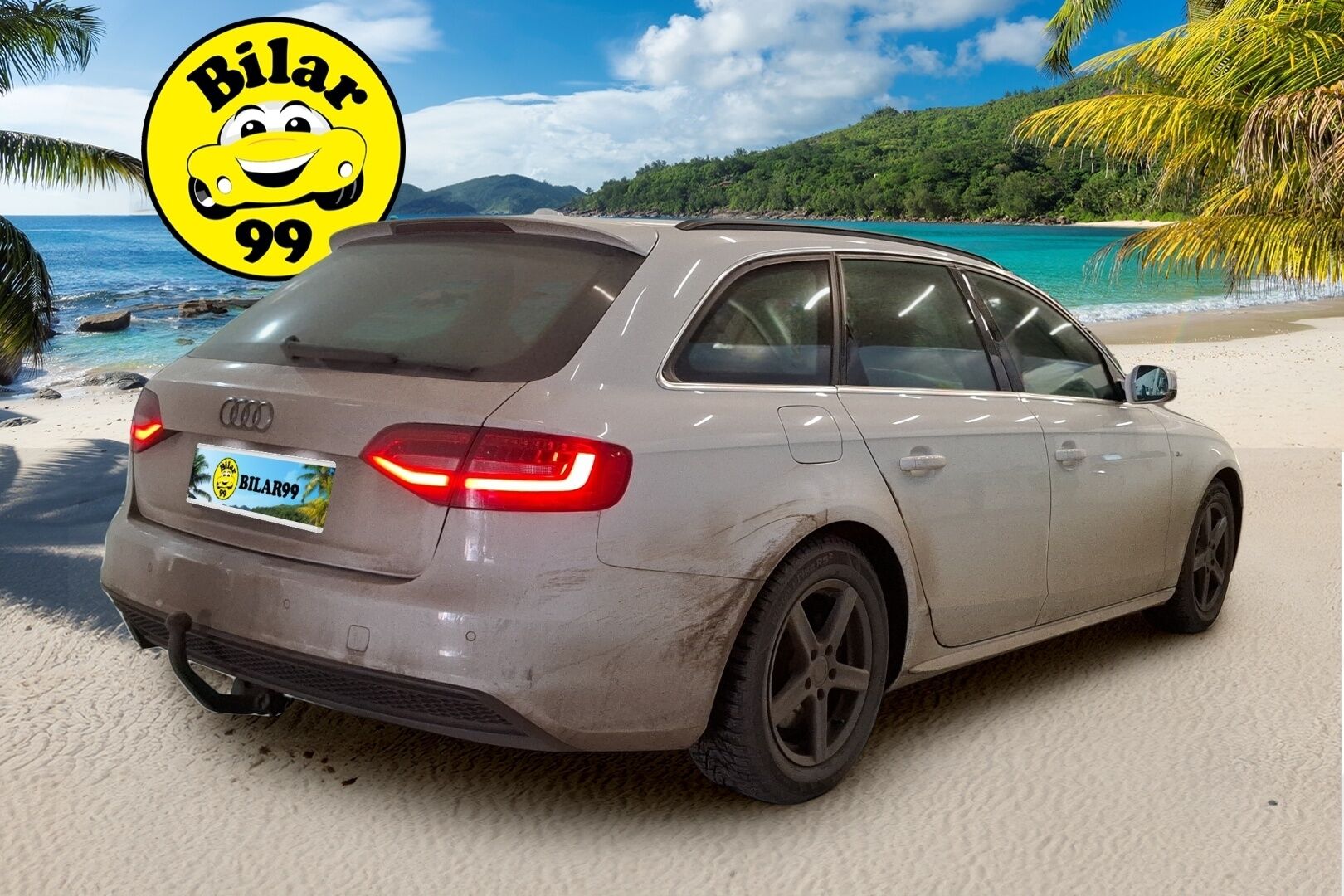 Audi A4 2014 A4 AVANT Farmari (AC) 4ov 1968cm3 A / Suomi-auto / Webasto / Vetokoukku / Vakkari / Xenon - Juuri katsastettu / Huoltokirja / 2x renkaat vanteilla