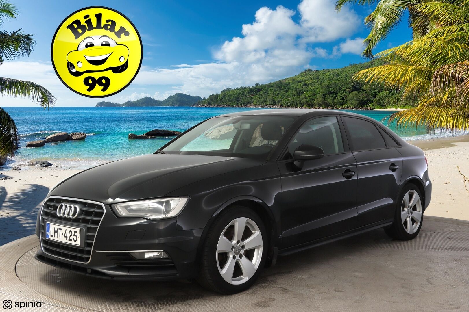 Audi A3 2016 Sedan Business Sport 1,8 TFSI 132 kW quattro S tronic * Vakkari / Sporttipenkit / P-tutka / Bluetooth / LED-valot * - * Suomi-auto / Kahdet renkaat omilla alumiinivanteilla! *