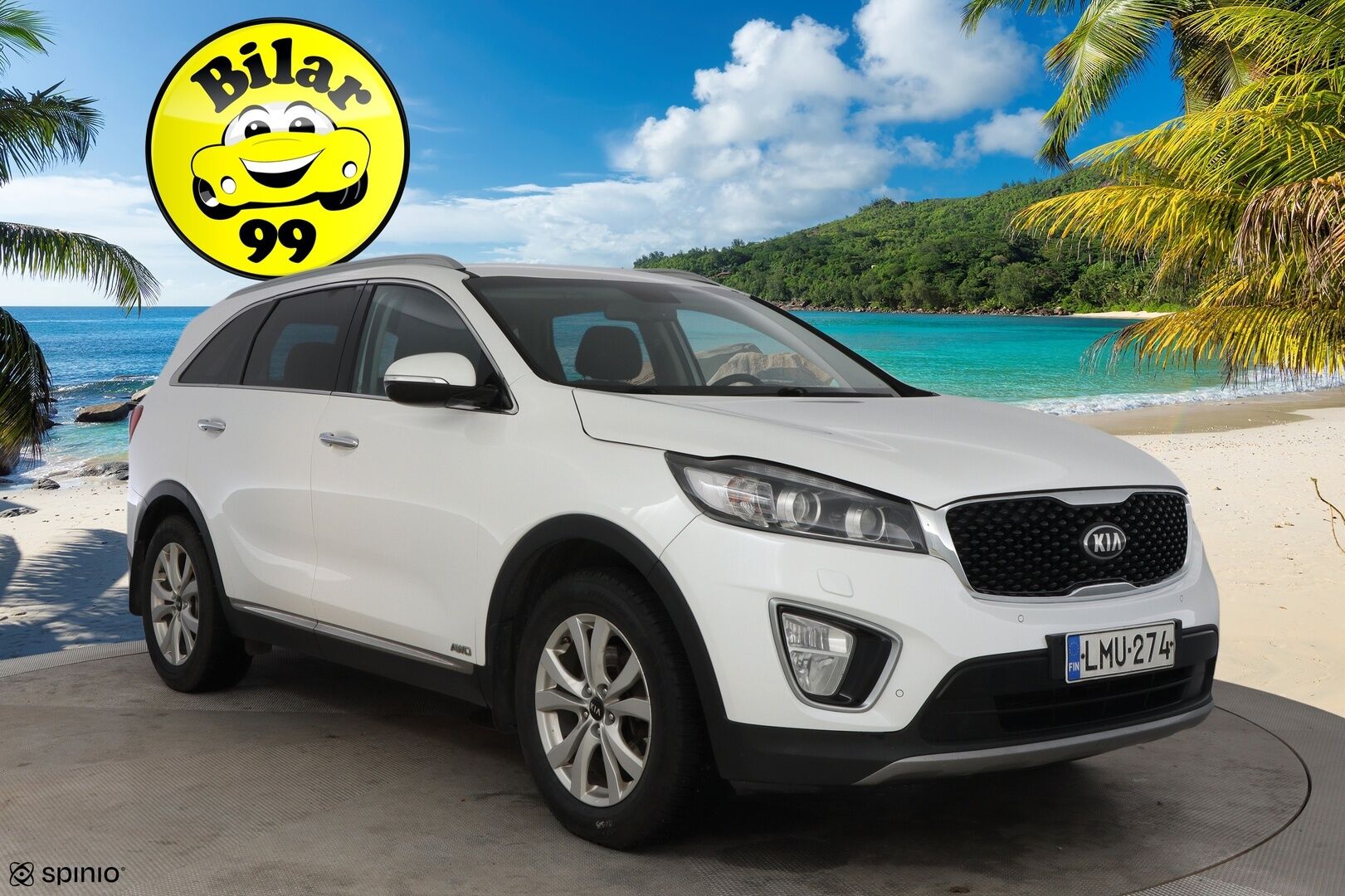 Kia Sorento 2015 2,2 CRDi AWD Business A/T 5P * Suomiauto / Webasto / Vetokoukku / Peruutuskamera Xenon / Ratinlämmitys / Navi / 4x Penkinlämmitys - Juuri huollettu ja katsastettu / 2x Renkaat aluvantein / Juuri tullut Tampereelle!