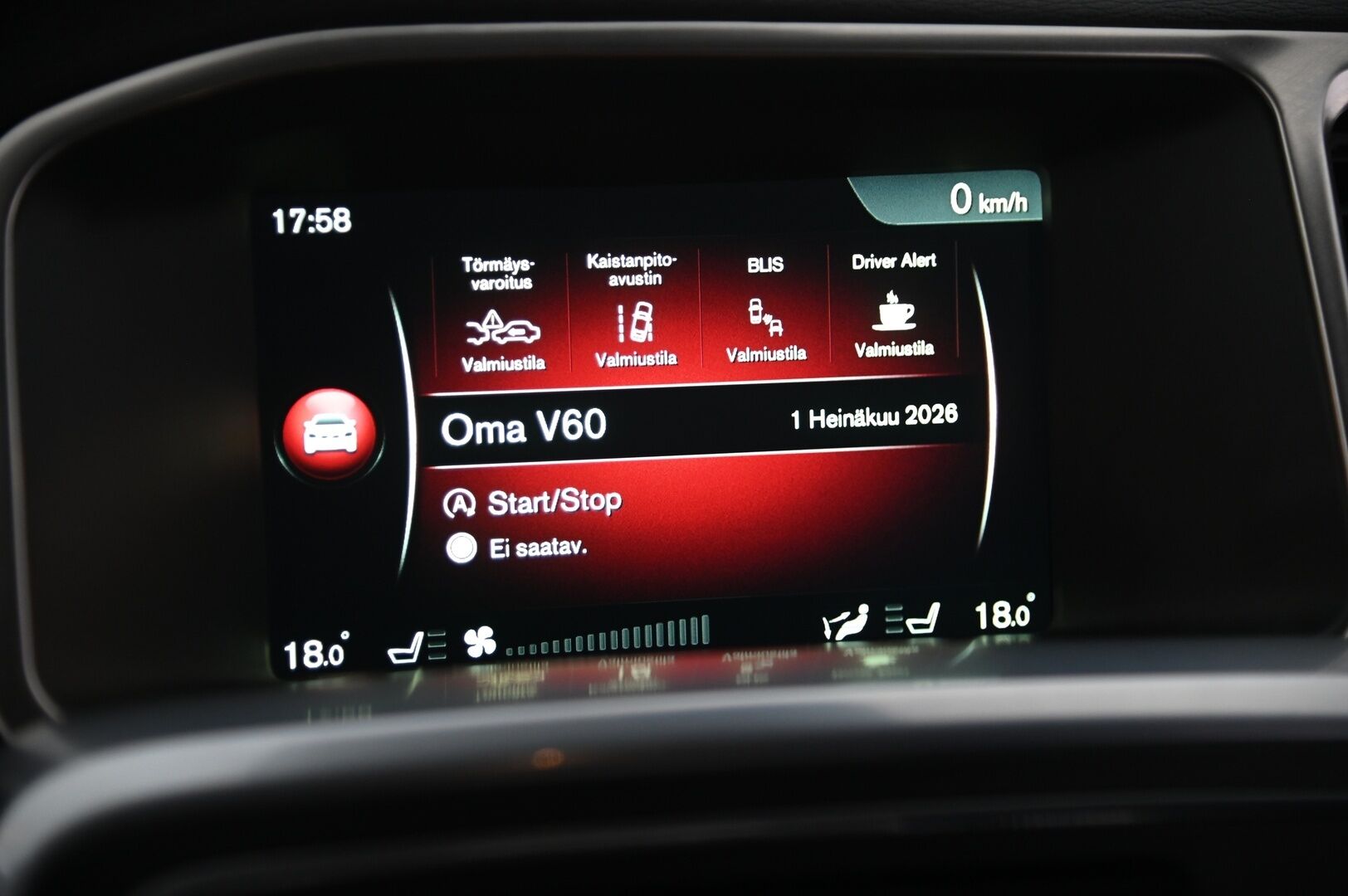 Volvo V60 2016 D4 Business Summum Edition aut - ACC | VOC | Koukku | Sähkönahat muistilla | Näytöt takana | Digimittari | Ratinlämmitin | 