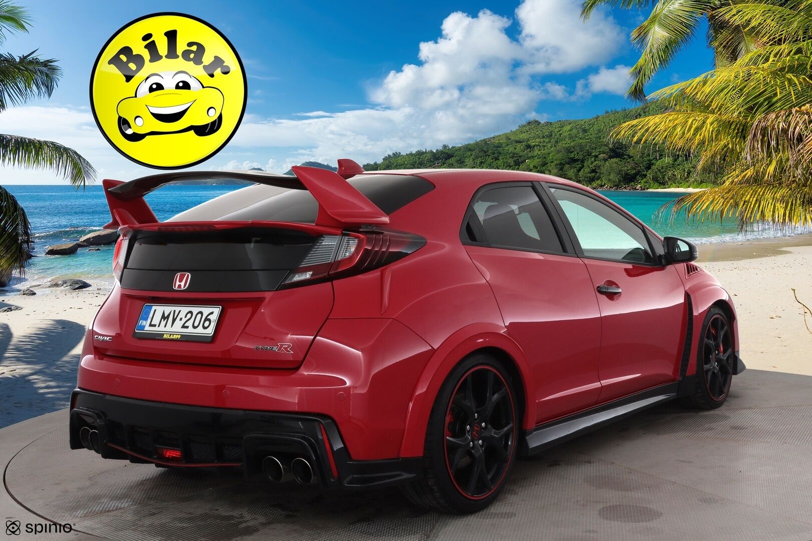 Honda Civic 2016 5D 2,0 Type-R GT - | Lohkolämmitin | Vakkari | Navi | Kaistavahti | P.kamera | LED | Kahdet renkaat | Suomi-auto |