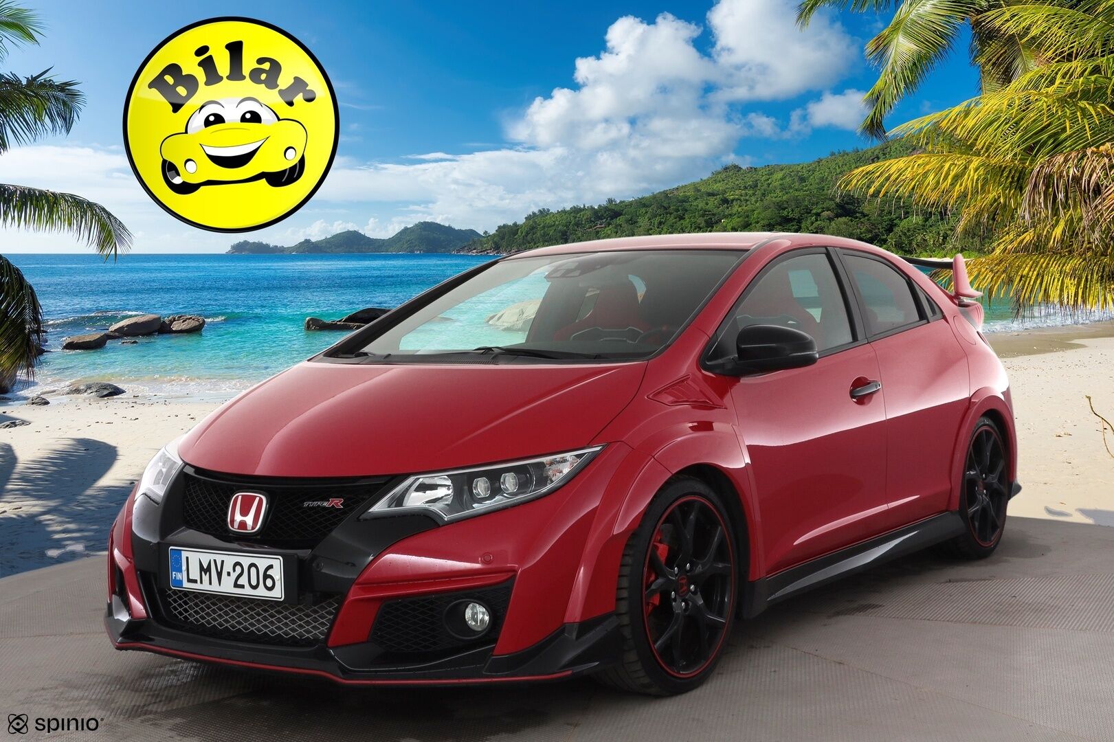 Honda Civic 2016 5D 2,0 Type-R GT - | Lohkolämmitin | Vakkari | Navi | Kaistavahti | P.kamera | LED | Kahdet renkaat | Suomi-auto |