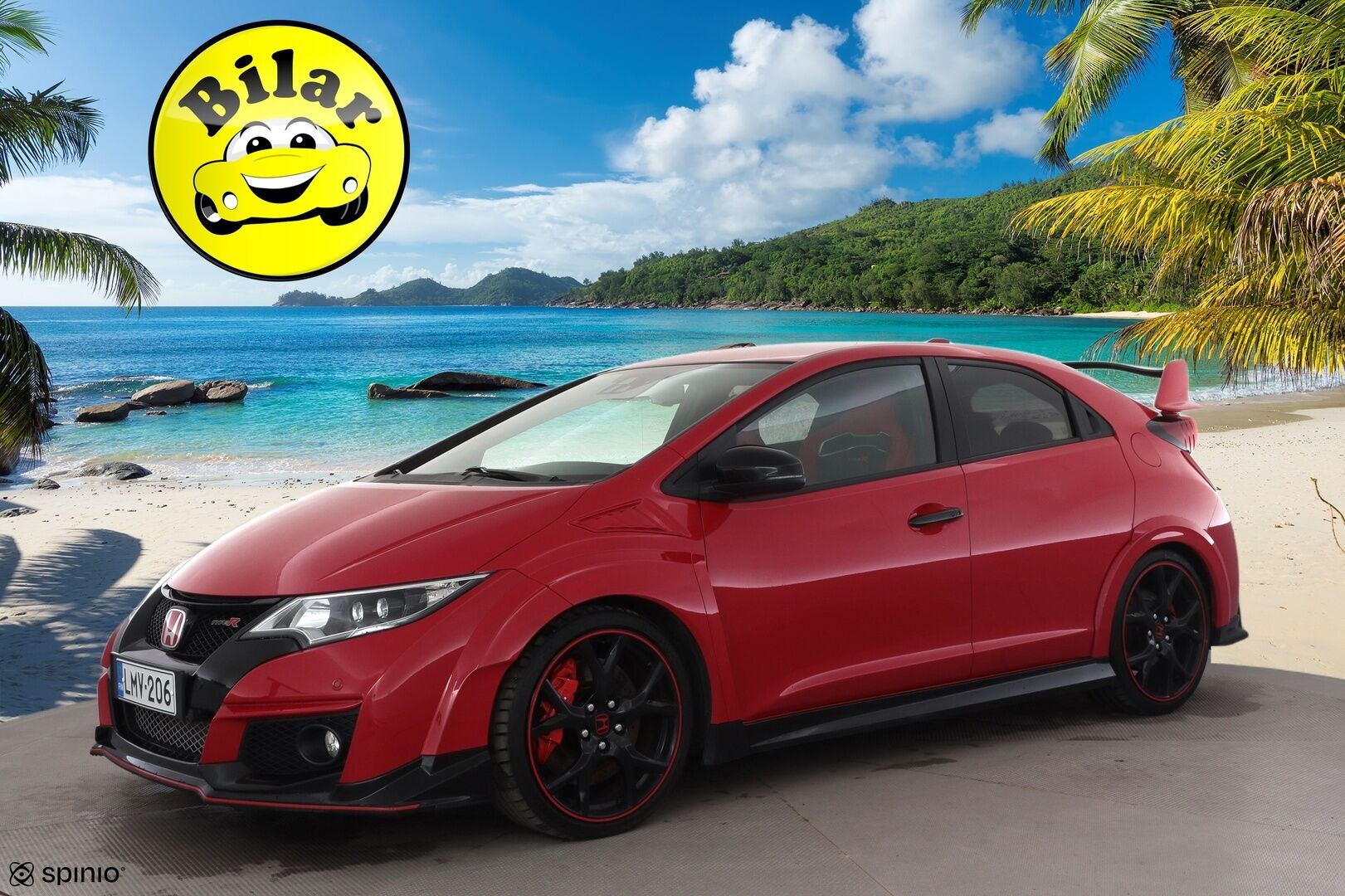 Honda Civic 2016 5D 2,0 Type-R GT - | Lohkolämmitin | Vakkari | Navi | Kaistavahti | P.kamera | LED | Kahdet renkaat | Suomi-auto |
