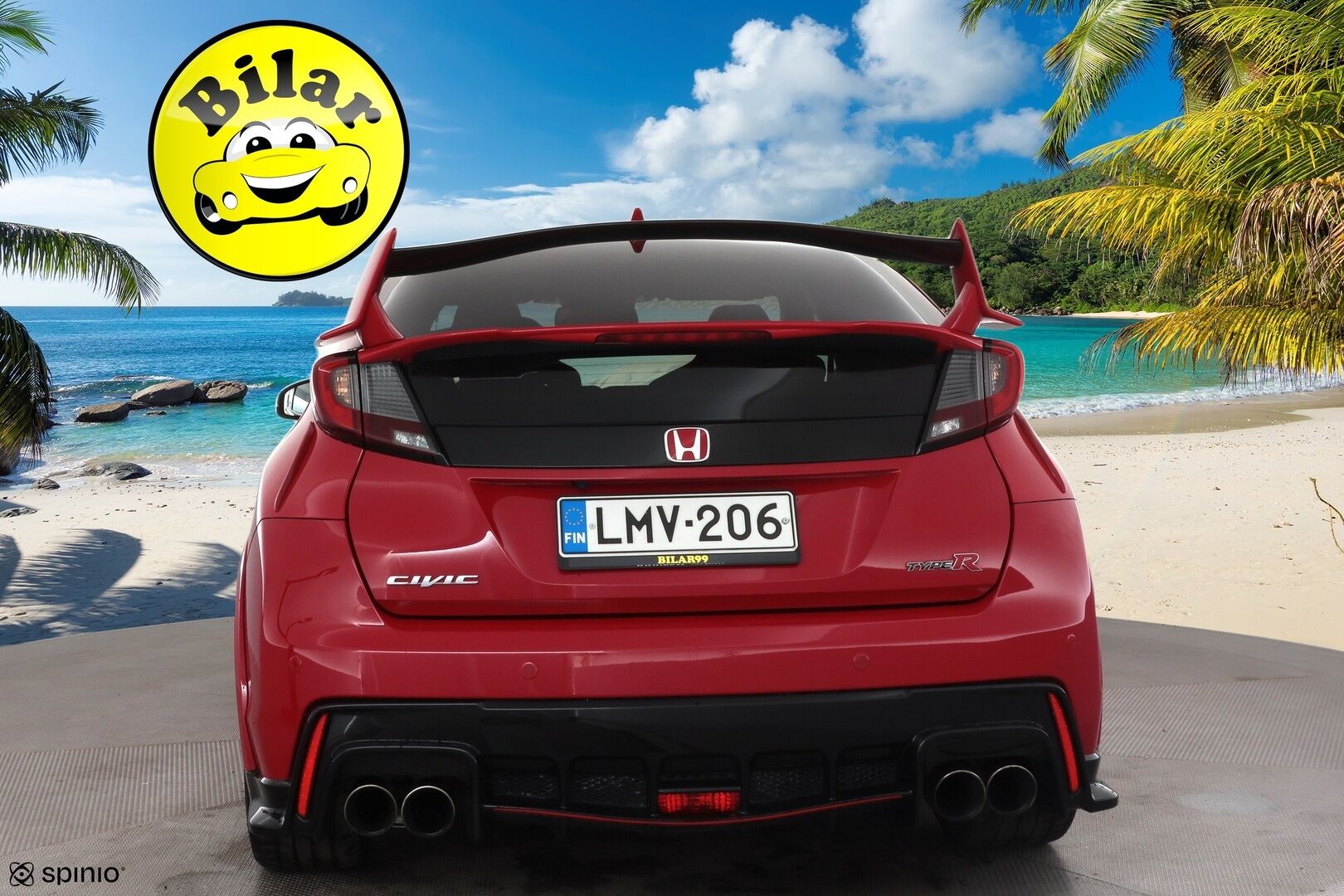 Honda Civic 2016 5D 2,0 Type-R GT - | Lohkolämmitin | Vakkari | Navi | Kaistavahti | P.kamera | LED | Kahdet renkaat | Suomi-auto |