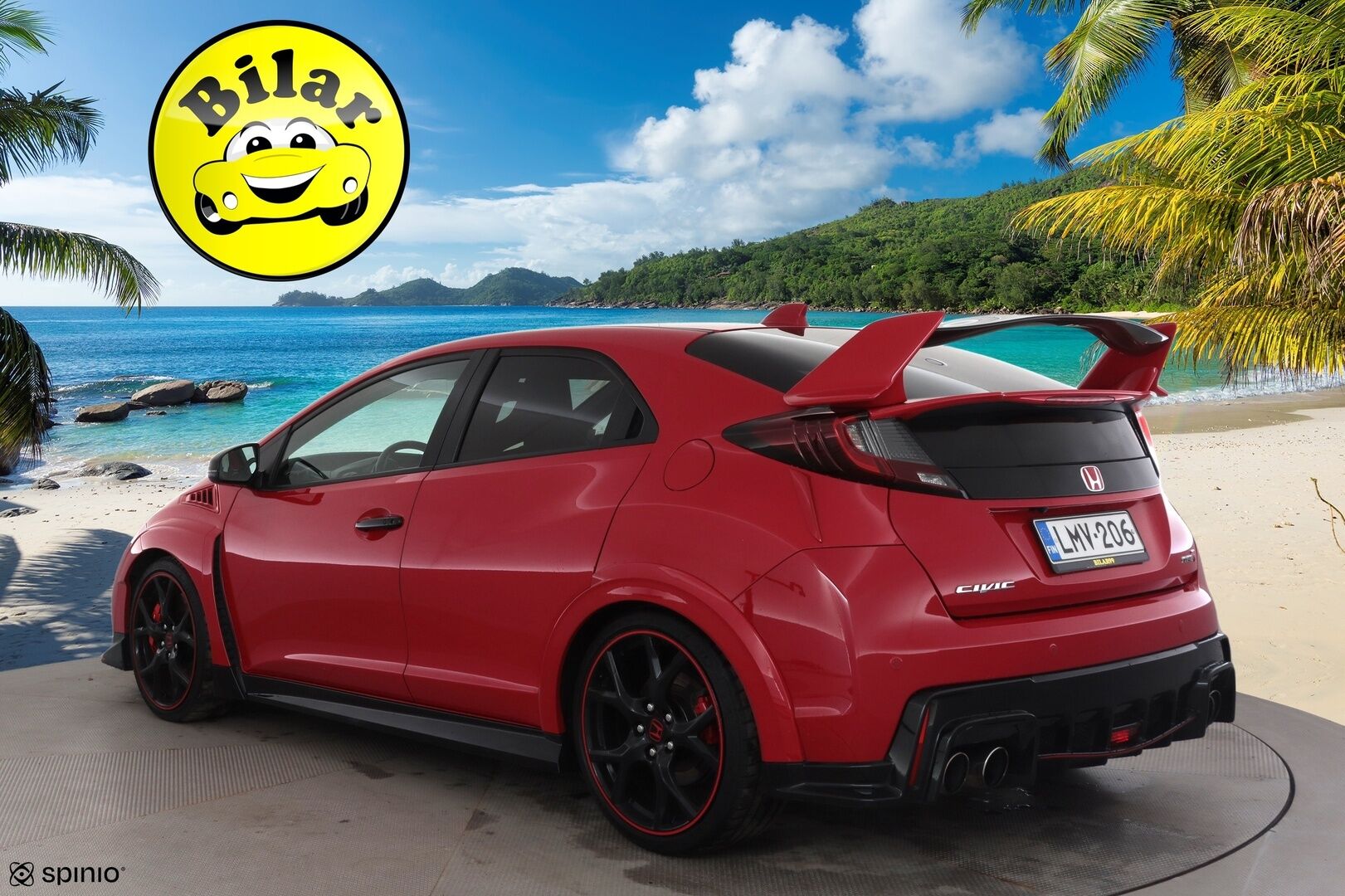 Honda Civic 2016 5D 2,0 Type-R GT - | Lohkolämmitin | Vakkari | Navi | Kaistavahti | P.kamera | LED | Kahdet renkaat | Suomi-auto |
