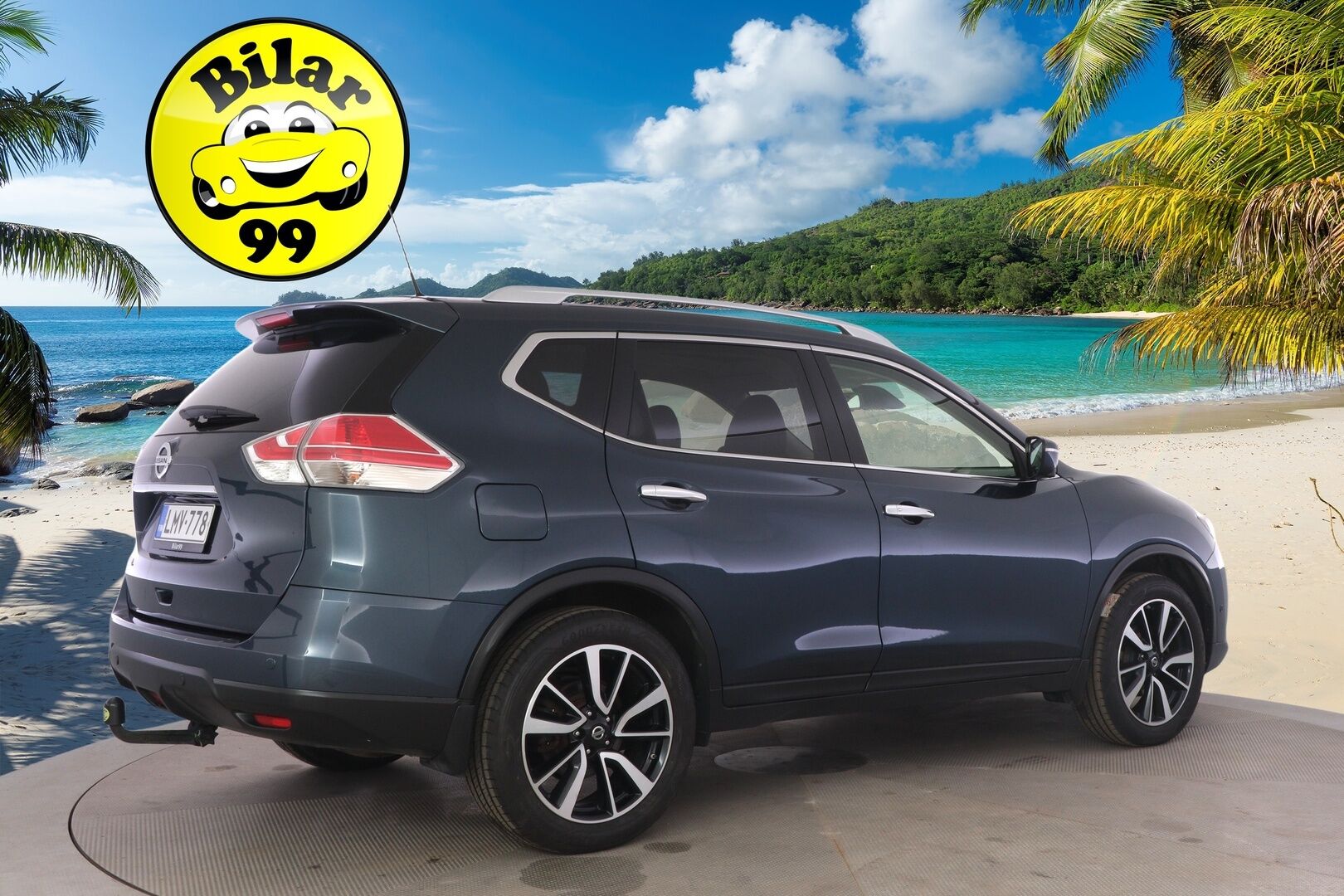 Nissan X-Trail 2016 DIG-T 163 Tekna 2WD 6 MT Moonroof E6 * Vakkari / Lohko&Sisä / Koukku / 360-Kamera / Sähköpenkit / Panorama * - Suomi-auto / Kahdet renkaat - HULLUT AVAJAISHULINAT KORKOTARJOUS 3,29 %