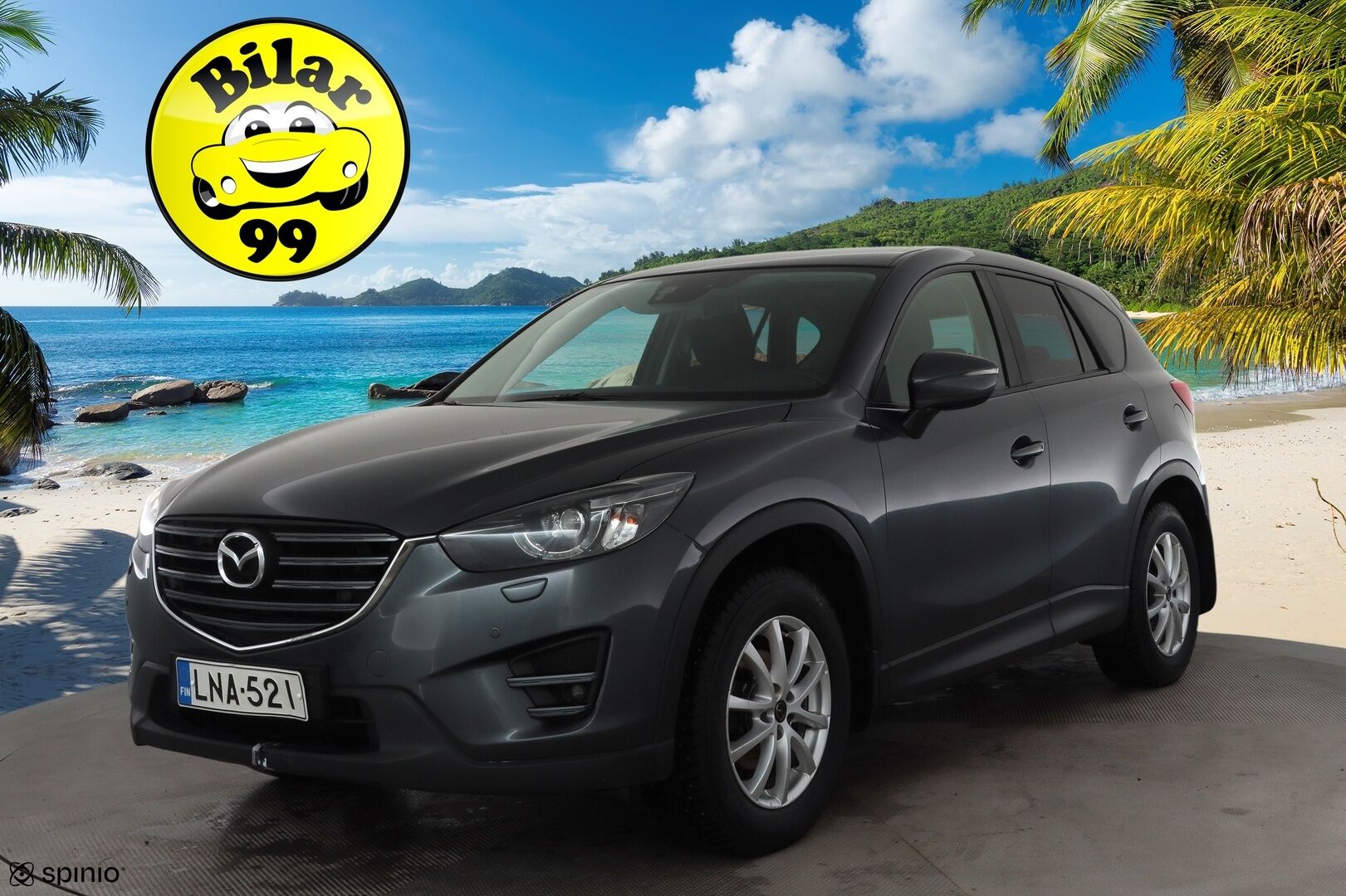 Mazda CX-5 2016 2,0 (165) SKYACTIV-G Premium Plus 6MT 5ov QA3 * 1.Om Suomi-auto /  Vakkari / P.tutkat / Koukku / LED * - LED ajovalot / Kahdet renkaat aluvanteilla