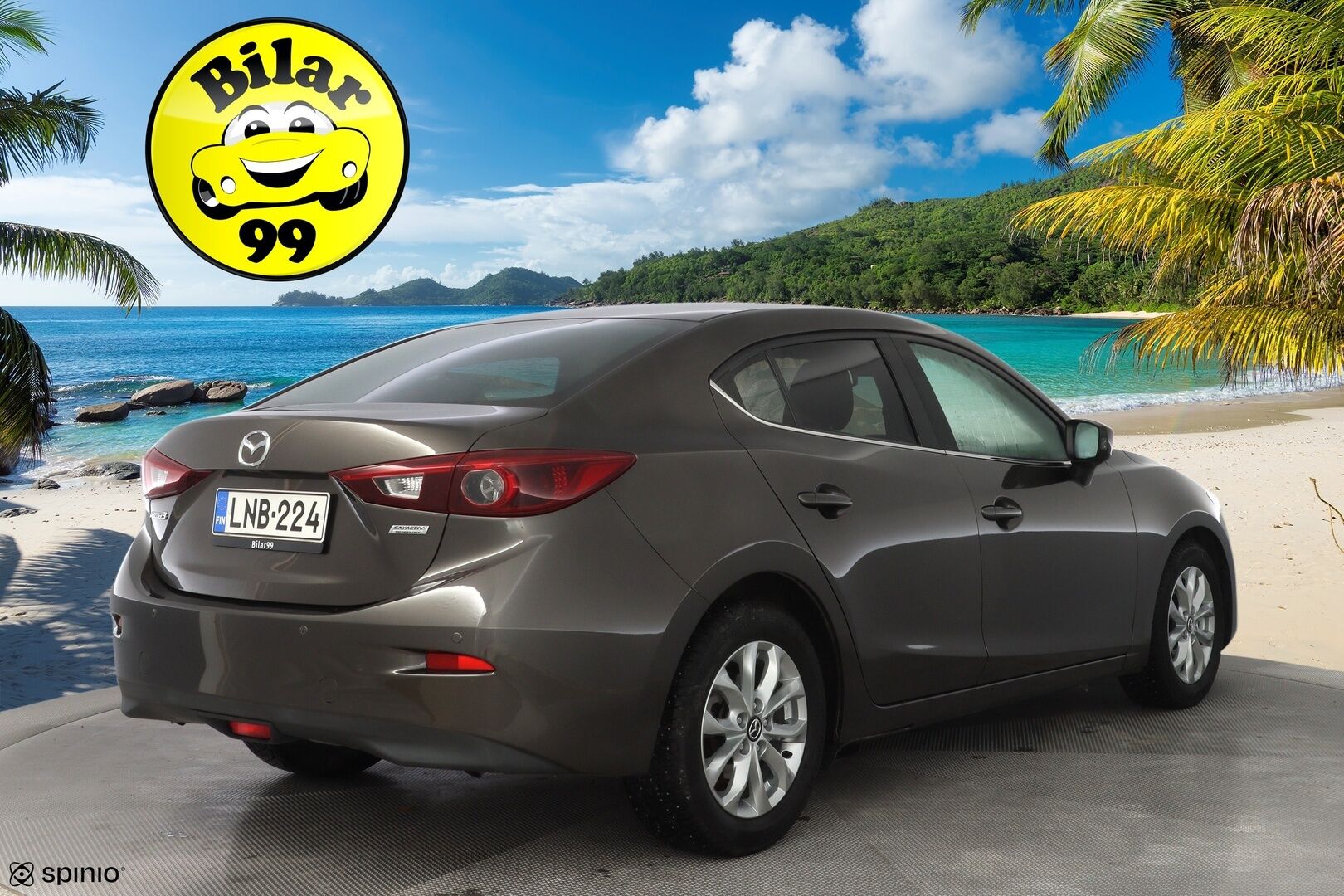 Mazda 3 2016 Sedan 2,0 (120) SKYACTIV-G Premium Plus 6AT 4ov CP2 *Vakkari / Lohko / Tutka* - Suomi-auto / Kahdet OEM vanteet! / Pienet kilometrit / Juuri katsastettu