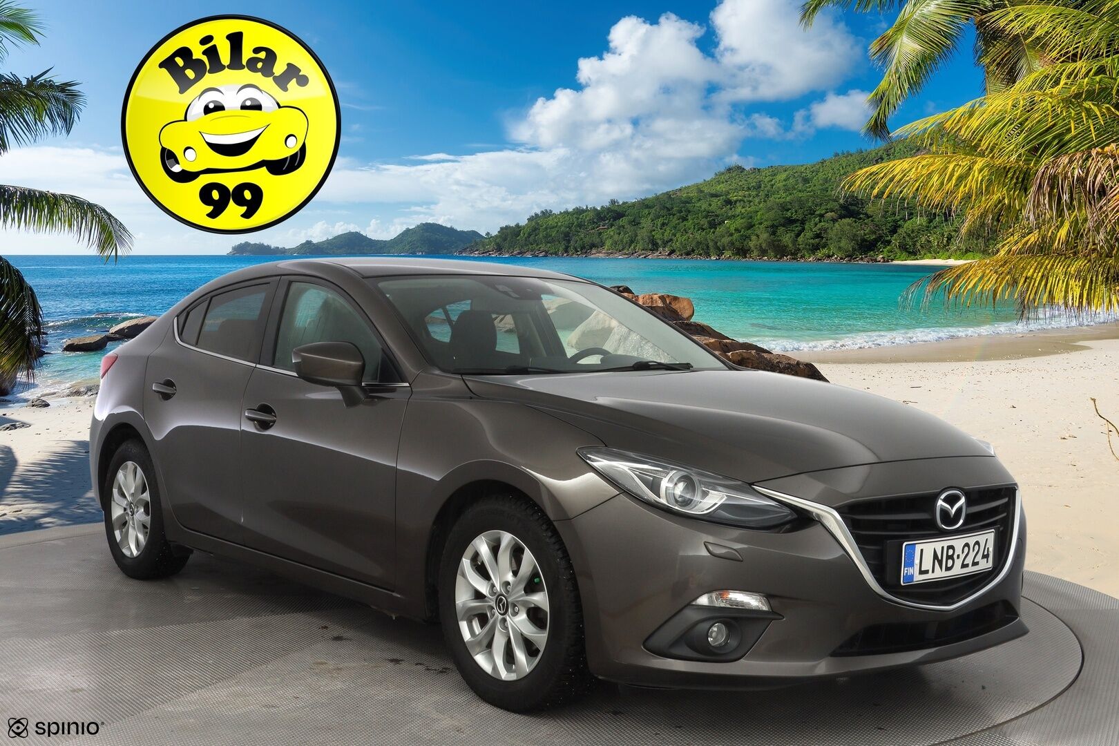 Mazda 3 2016 Sedan 2,0 (120) SKYACTIV-G Premium Plus 6AT 4ov CP2 *Vakkari / Lohko / Tutka* - Suomi-auto / Kahdet OEM vanteet! / Pienet kilometrit / Juuri katsastettu