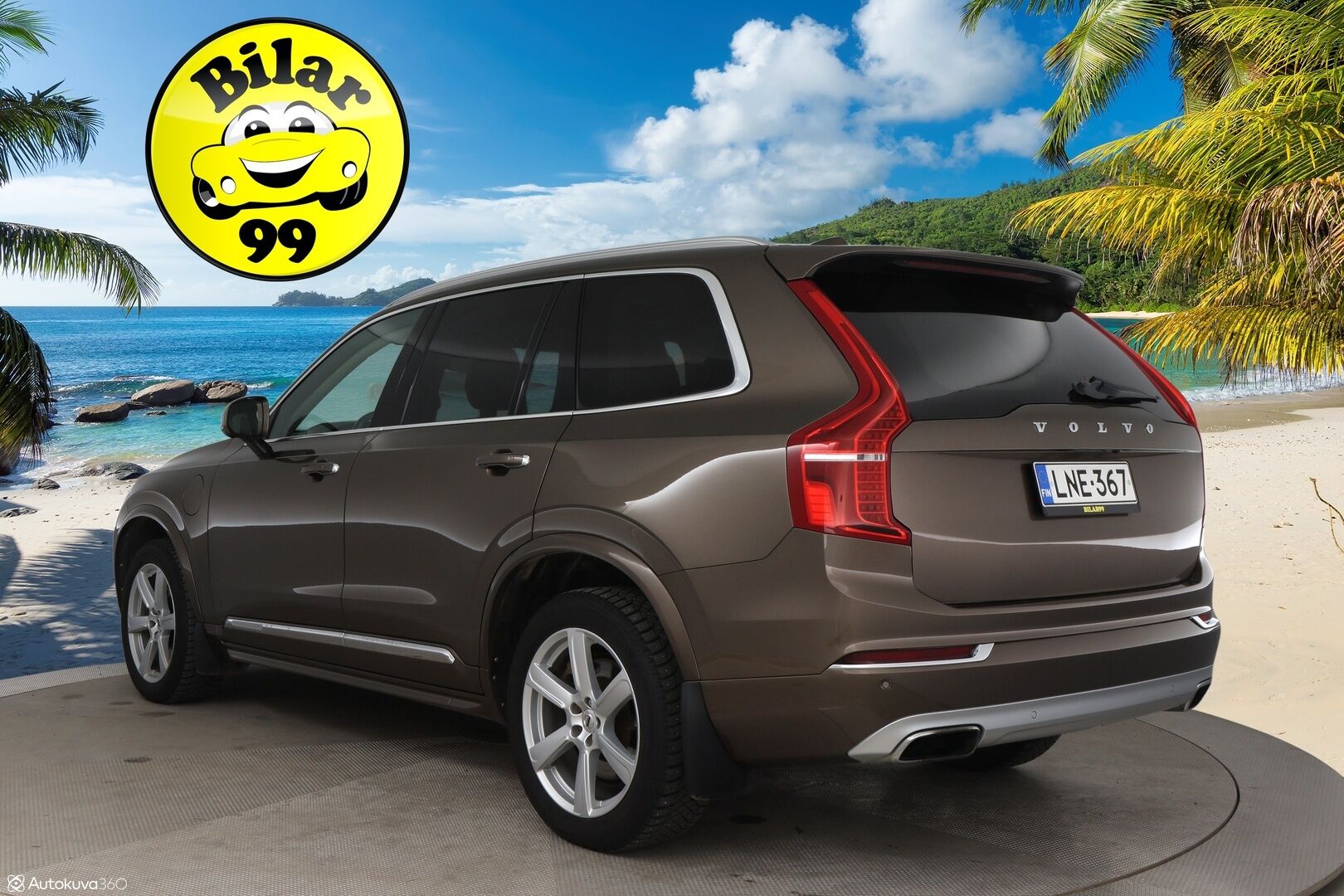 Volvo XC90 2016 T8 Twin Engine AWD Inscription aut - Suomi-Auto / HUD / Adapt.vak / 360-kamera / Muistinahat / VOC / Aktiiviset LED -ajovalot / NAVI