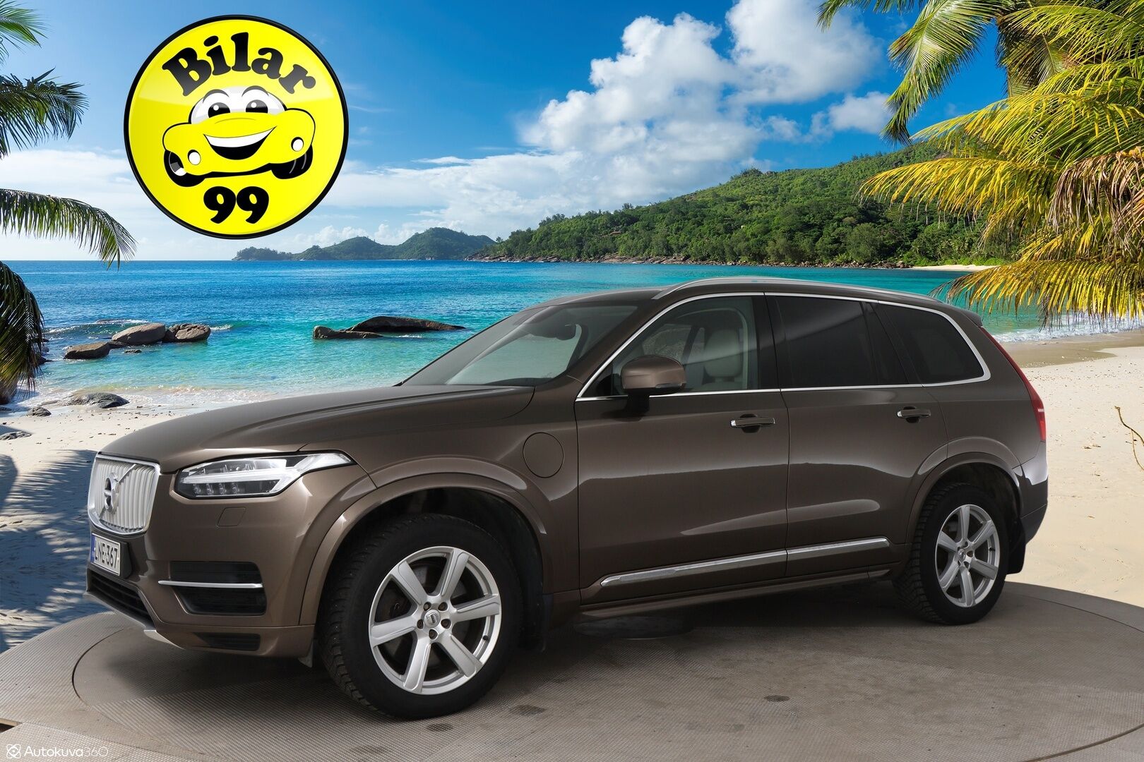 Volvo XC90 2016 T8 Twin Engine AWD Inscription aut - Suomi-Auto / HUD / Adapt.vak / 360-kamera / Muistinahat / VOC / Aktiiviset LED -ajovalot / NAVI