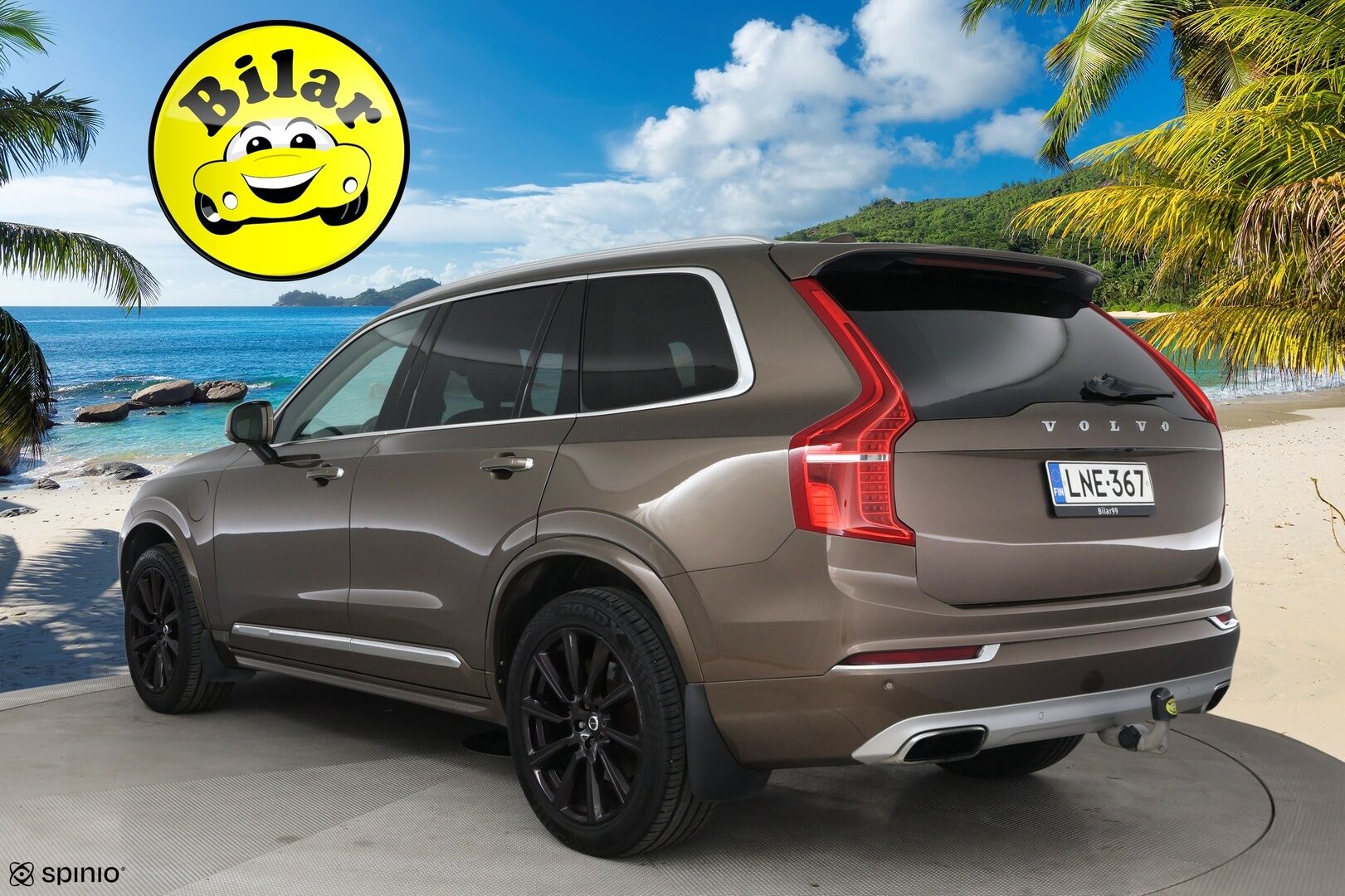 Volvo XC90 2016 T8 Twin Engine AWD Inscription aut - Suomi-Auto / HUD / Adapt.vak / 360-kamera / Muistinahat / VOC / Aktiiviset LED -ajovalot / NAVI