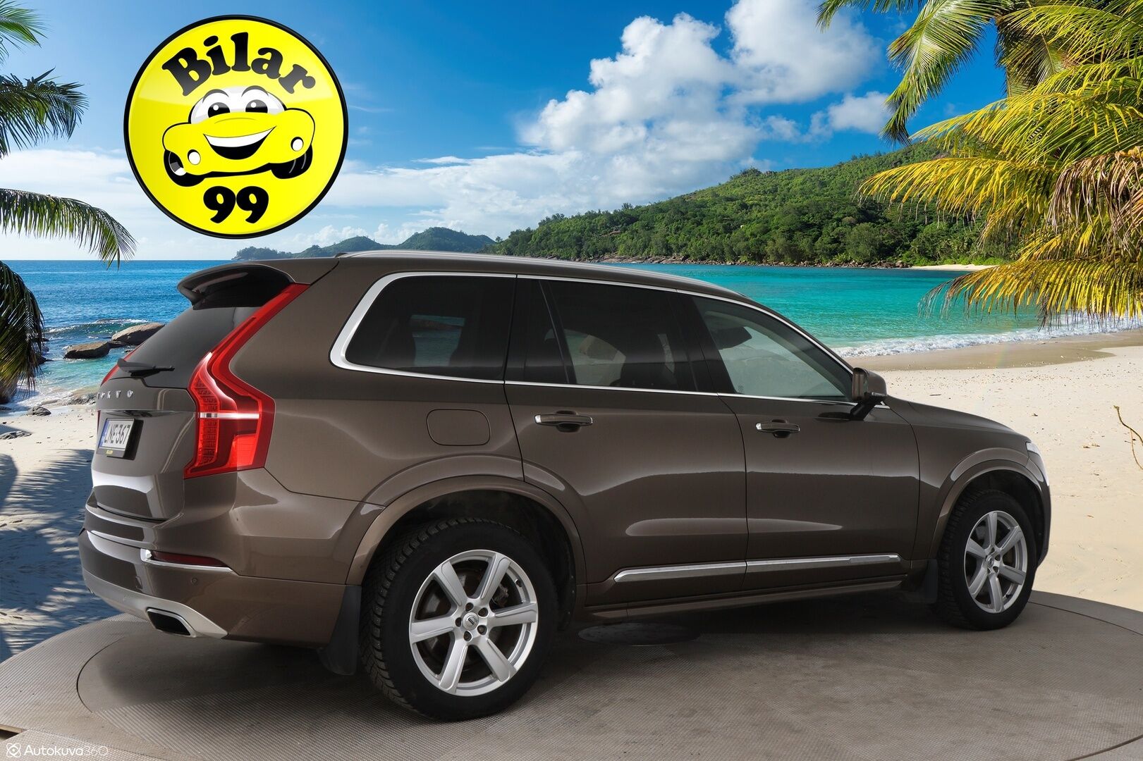 Volvo XC90 2016 T8 Twin Engine AWD Inscription aut - Suomi-Auto / HUD / Adapt.vak / 360-kamera / Muistinahat / VOC / Aktiiviset LED -ajovalot / NAVI
