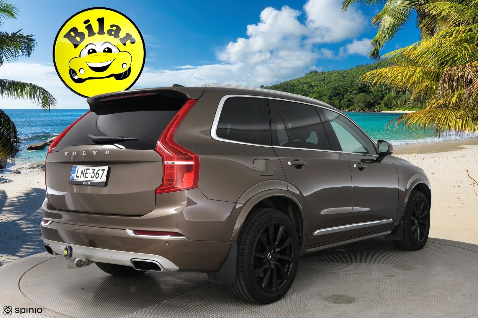 Volvo XC90 2016 T8 Twin Engine AWD Inscription aut - Suomi-Auto / HUD / Adapt.vak / 360-kamera / Muistinahat / VOC / Aktiiviset LED -ajovalot / NAVI