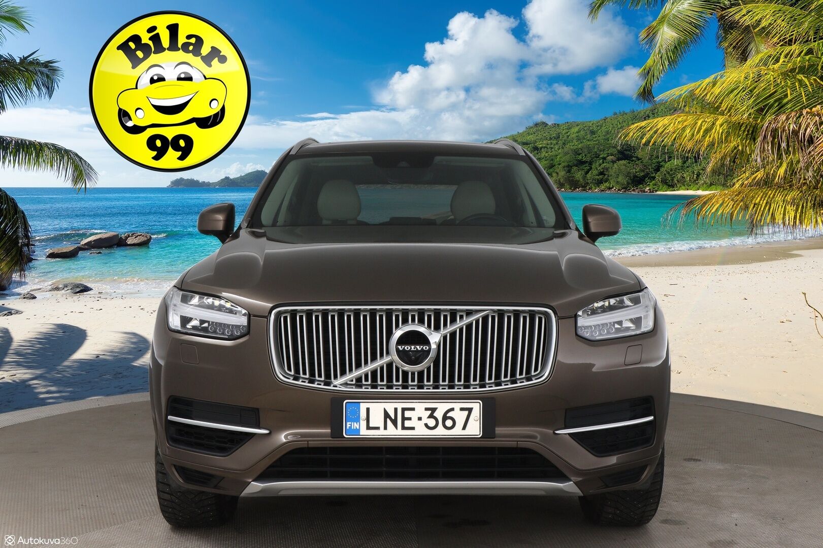 Volvo XC90 2016 T8 Twin Engine AWD Inscription aut - Suomi-Auto / HUD / Adapt.vak / 360-kamera / Muistinahat / VOC / Aktiiviset LED -ajovalot / NAVI