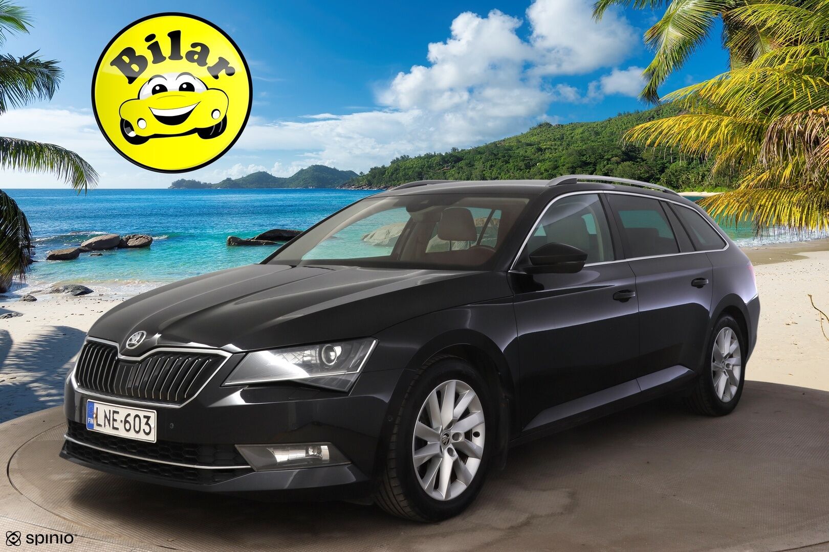Skoda Superb 2016 Combi 2,0 TDI 190 Style DSG Autom. - | Suomi-auto | ACC | Webasto | Canton | Muistipenkki | Nahka-alcantara | P. Tutkat | Bi-Xenon | Vetokoukku | Keylessgo | 