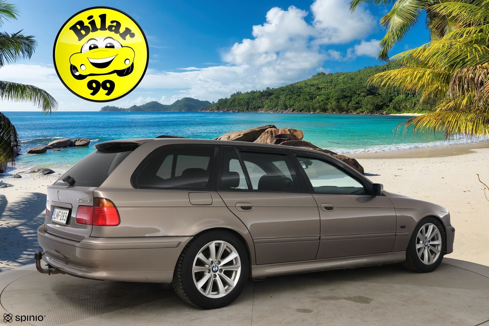 BMW 525 2004 5D 525I TOURING / Sporttinahat / Tarkka huoltokirja / Vetokoukku / 2x Renkaat  - YritysOutlet - Myydään vain yrityksille - 2x Renkaat / Vakkari / Vetokoukku / Suomi-auto