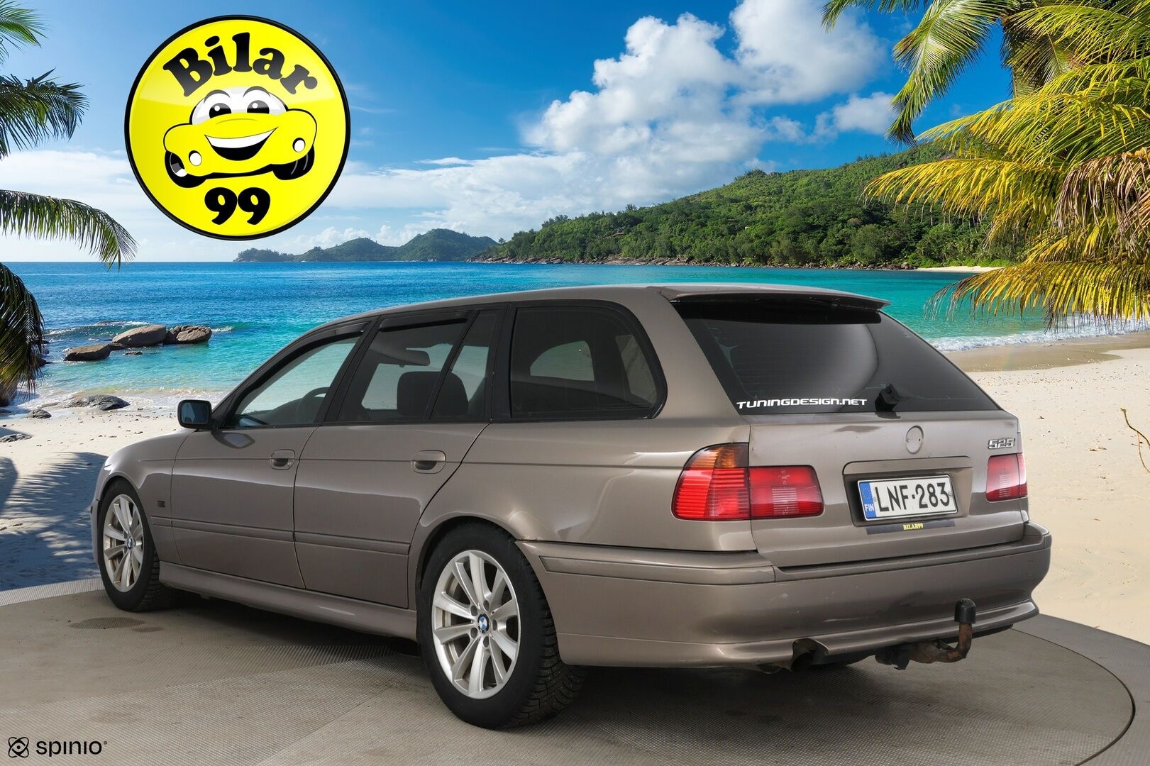 BMW 525 2004 5D 525I TOURING / Sporttinahat / Tarkka huoltokirja / Vetokoukku / 2x Renkaat  - YritysOutlet - Myydään vain yrityksille - 2x Renkaat / Vakkari / Vetokoukku / Suomi-auto