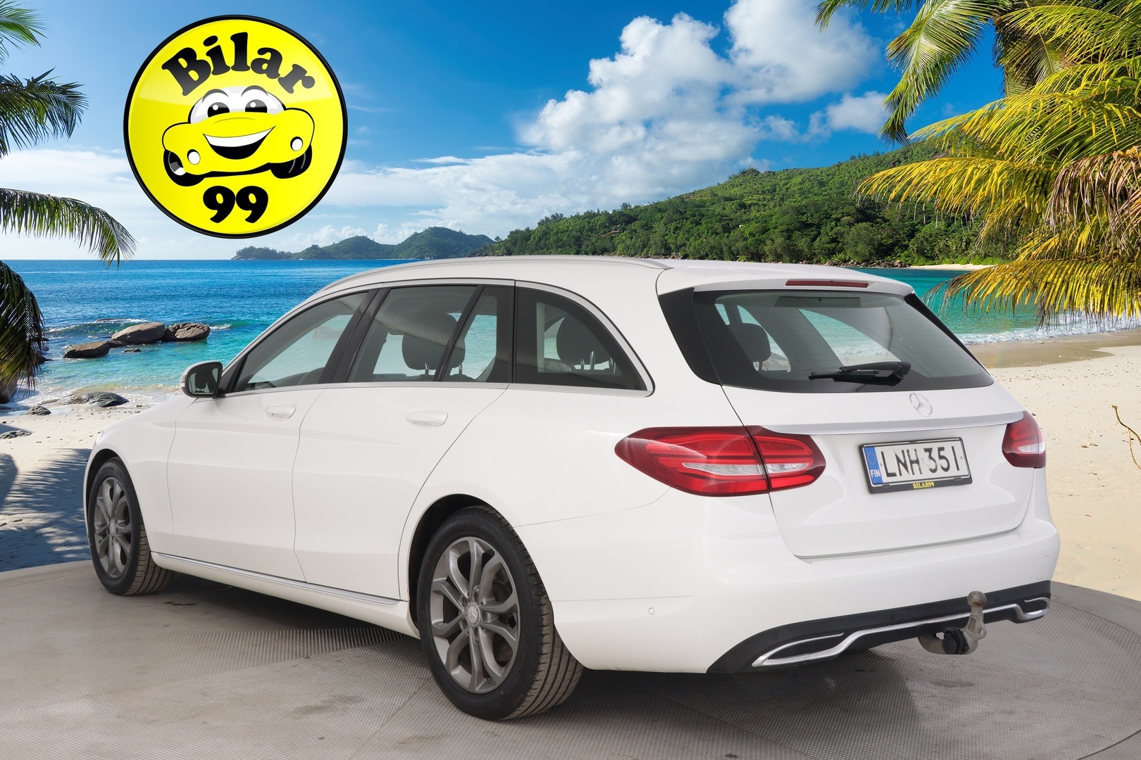 Mercedes-Benz C 2016 180 d T A Premium Business *Koukku / Suomi-auto / Lohko / Sporttipenkit* - *Garmin map pilot / 2x Renkaat & Vanteet!* - HULLUT AVAJAISHULINAT KORKOTARJOUS 3,29 %