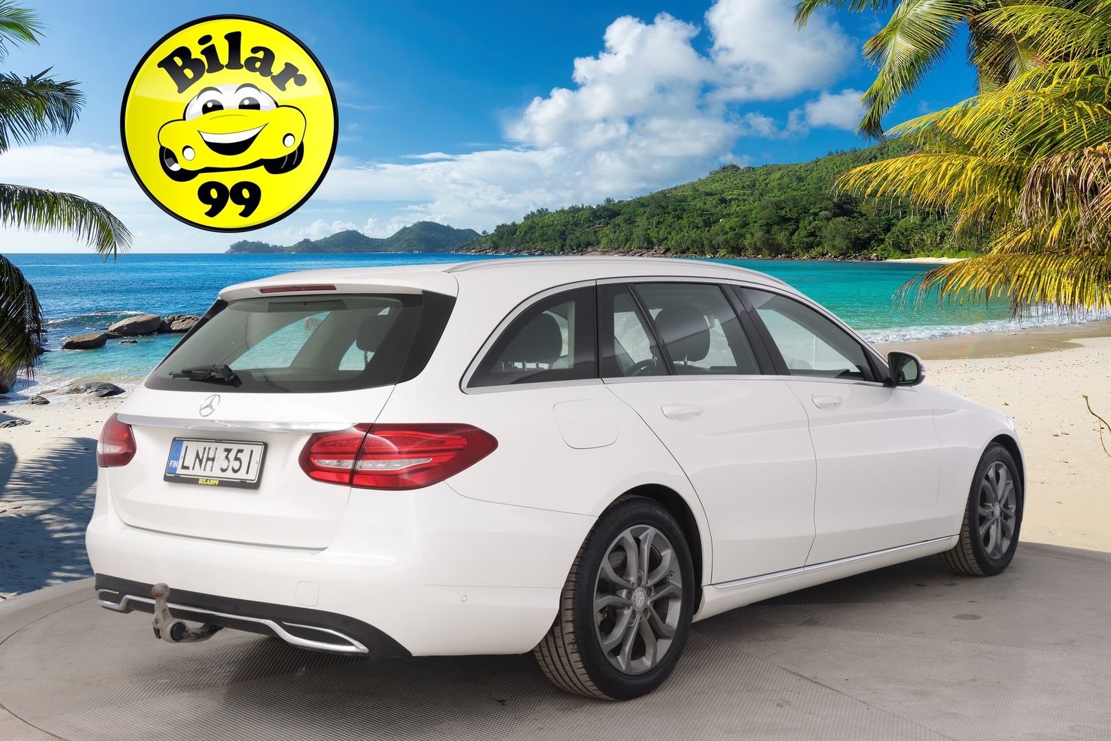 Mercedes-Benz C 2016 180 d T A Premium Business *Koukku / Suomi-auto / Lohko / Sporttipenkit* - *Garmin map pilot / 2x Renkaat & Vanteet!* - HULLUT AVAJAISHULINAT KORKOTARJOUS 3,29 %