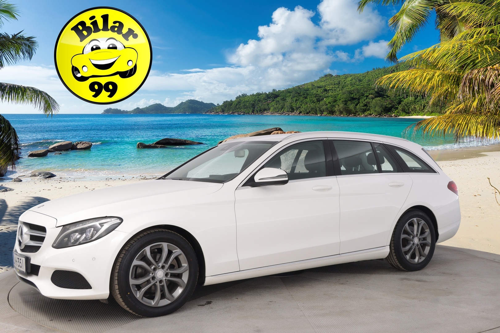 Mercedes-Benz C 2016 180 d T A Premium Business *Koukku / Suomi-auto / Lohko / Sporttipenkit* - *Garmin map pilot / 2x Renkaat & Vanteet!* - HULLUT AVAJAISHULINAT KORKOTARJOUS 3,29 %