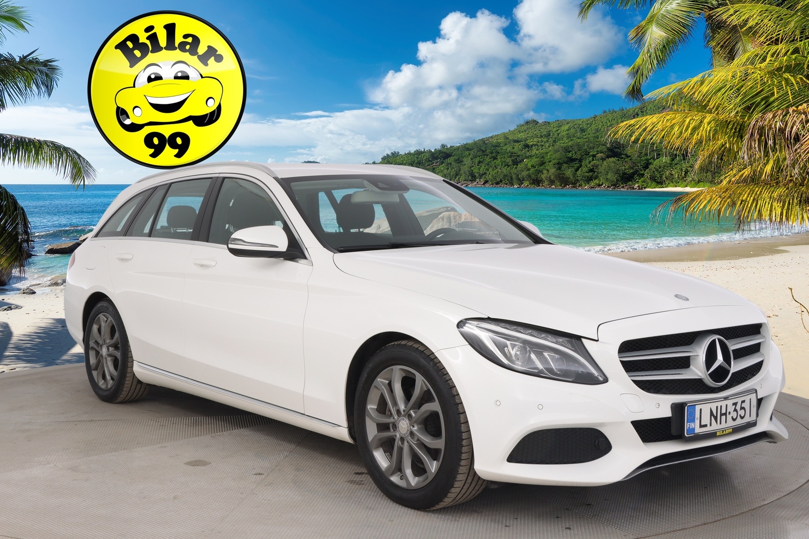Mercedes-Benz C 2016 180 d T A Premium Business *Koukku / Suomi-auto / Lohko / Sporttipenkit* - *Garmin map pilot / 2x Renkaat & Vanteet!* - HULLUT AVAJAISHULINAT KORKOTARJOUS 3,29 %
