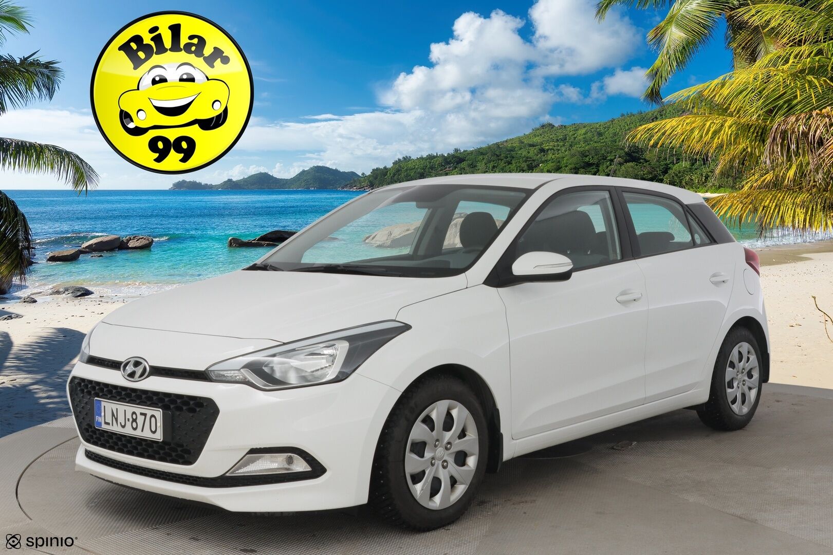 Hyundai i20 5d 2016 1,2 5MT ISG Classic **1-Omisteinen / Suomi-Auto / Lohko + sisälämmitin / Juuri katsastettu** - Kahdet hyvät renkaat ja kattava huoltohistoria! 