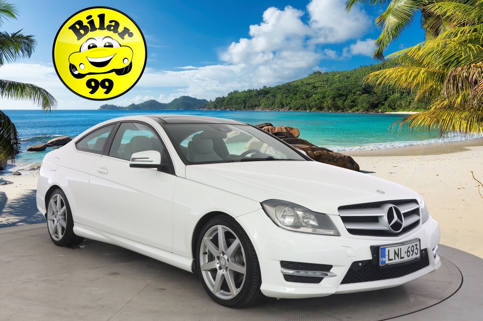 Mercedes-Benz C 2012 220 CDI Coupé AMG- Styling - Webasto / Panorama / AMG-paketit / Vaalea Sisusta / Vakkari  