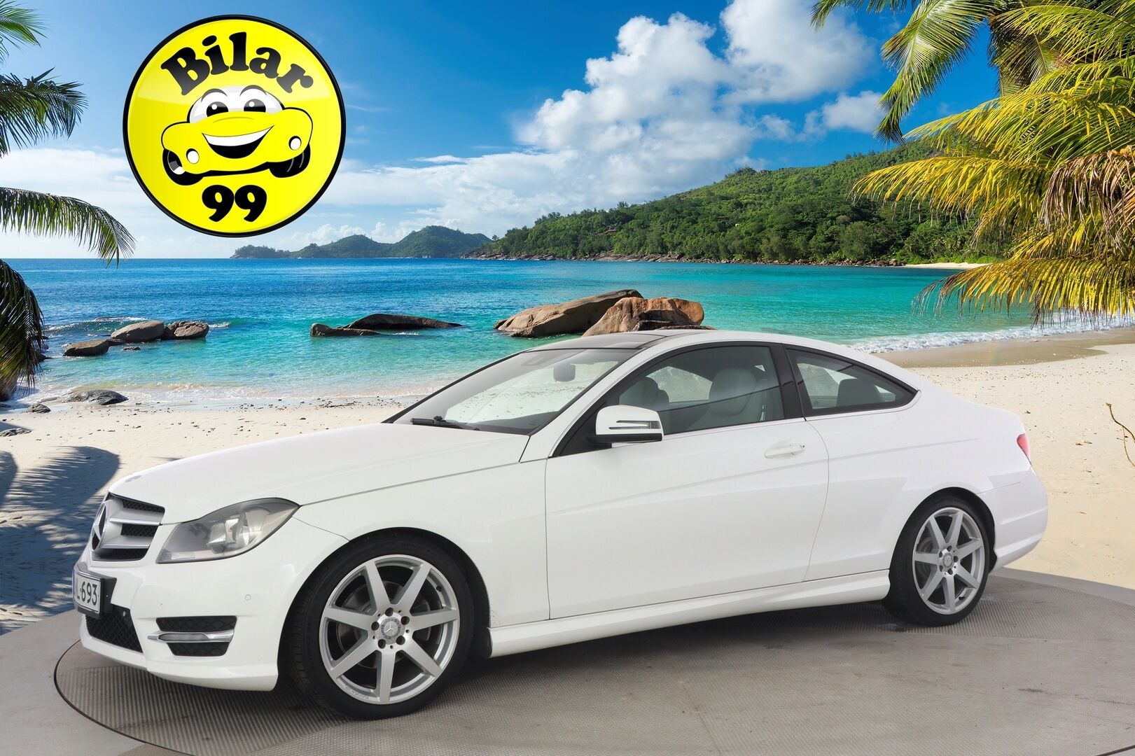 Mercedes-Benz C 2012 220 CDI Coupé AMG- Styling - Webasto / Panorama / AMG-paketit / Vaalea Sisusta / Vakkari  
