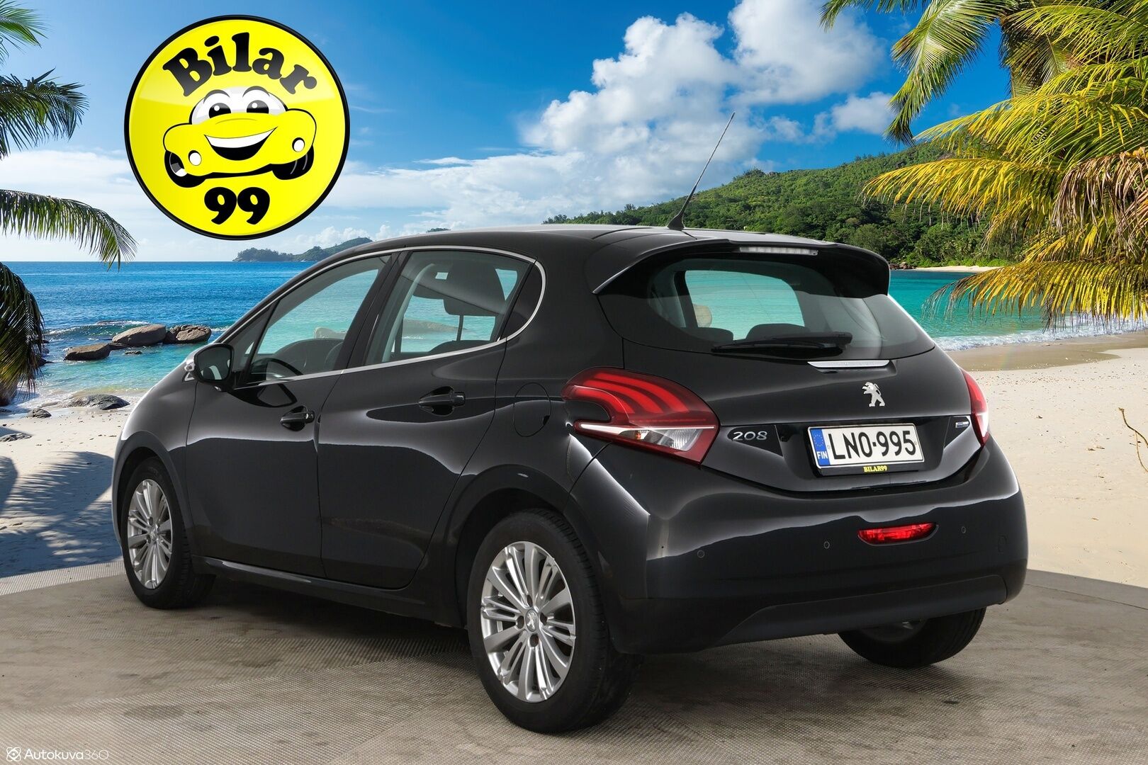 Peugeot 208 2016 Allure VTi 82 5-ov ETG Automaatti / Suomi-auto / Vakkari / Tutka / Apple Carplay / - Särmällä huoltohistorialla / Juuri katsastettu / 2x hyvät renkaat